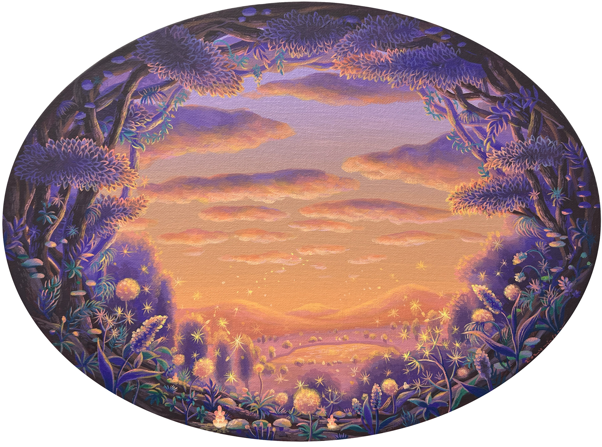 멈춰진 시간의 풍경 a landscape where time stands still_30x40cm_acrylic on canvas_2025