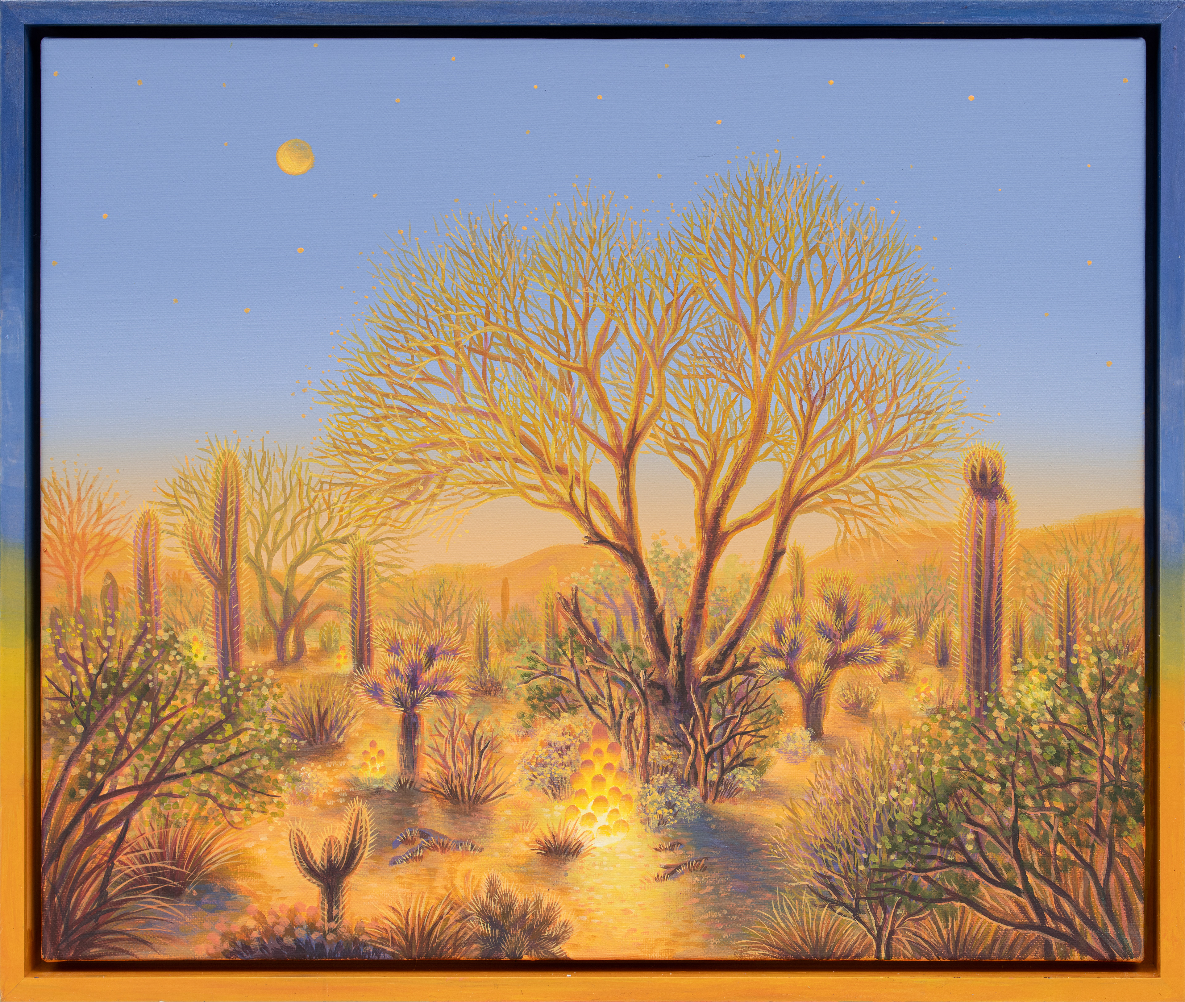 A tranquil desert_45x37.8cm_acrylic on canvas_2024