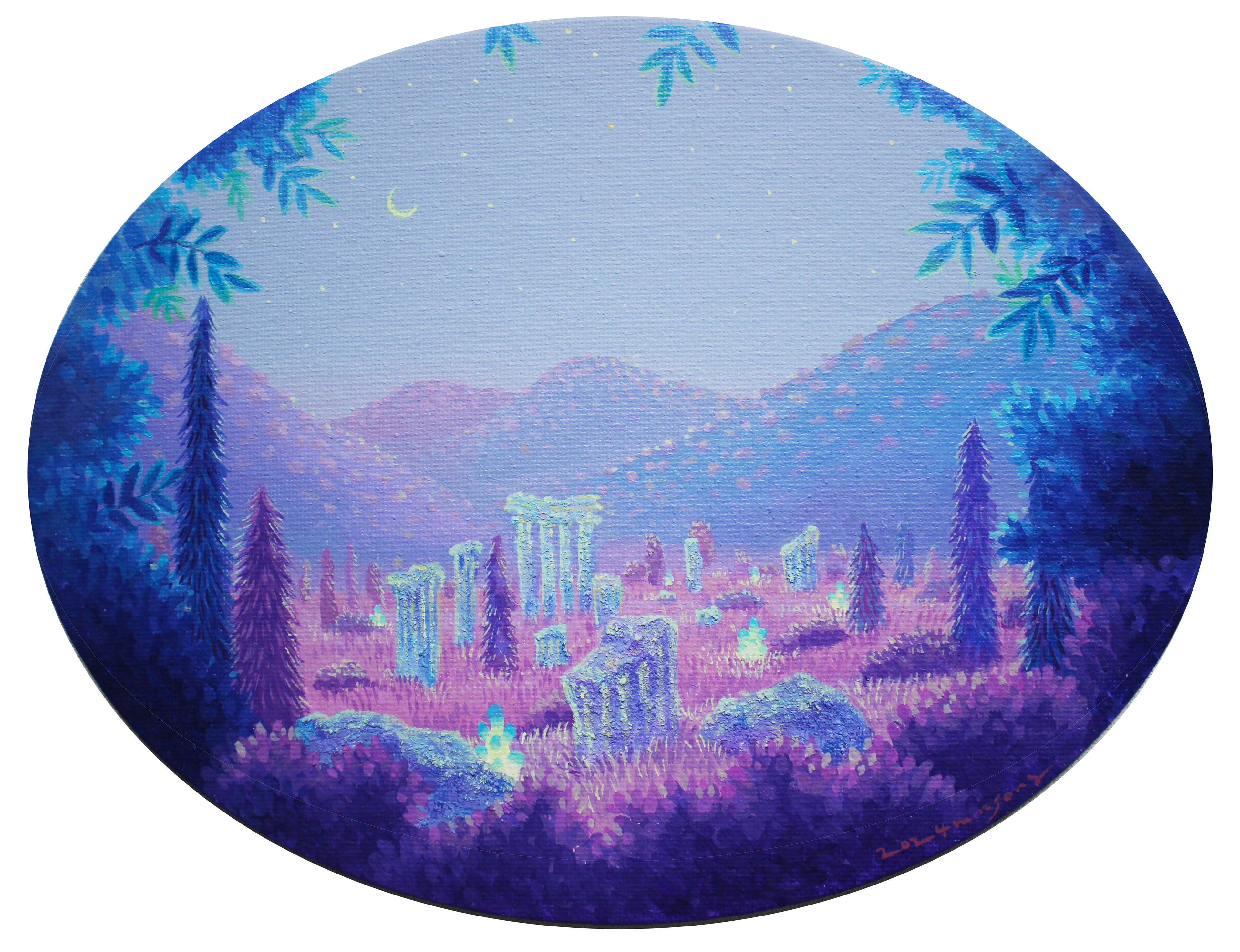 델피 Delphi_acrylic on canvas_18x24cm_2024