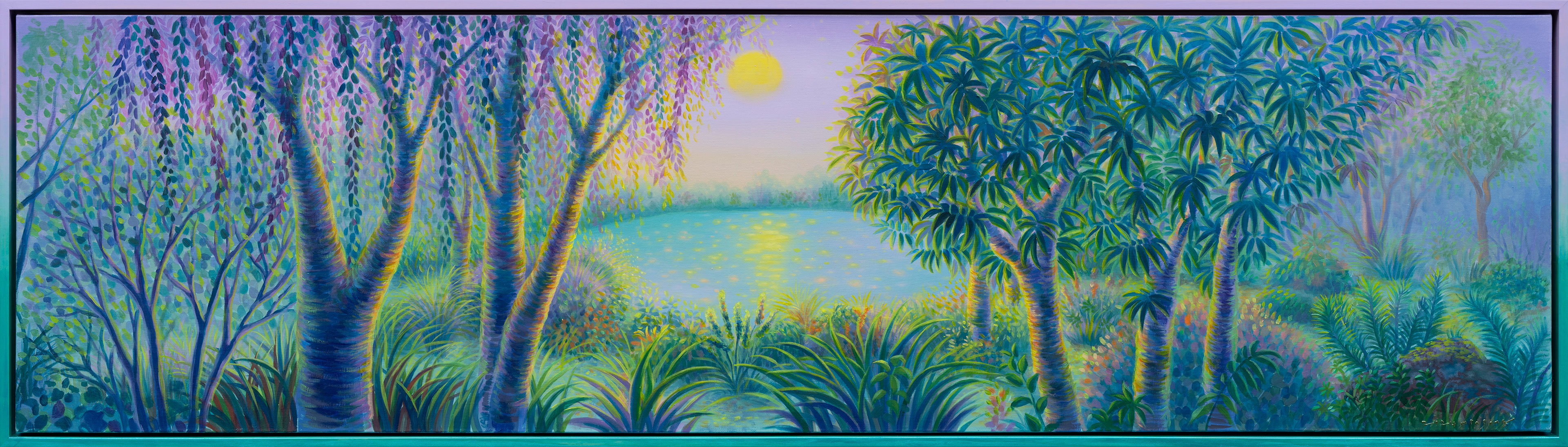 망각의 정원_oil on canvas_40x150cm_2024