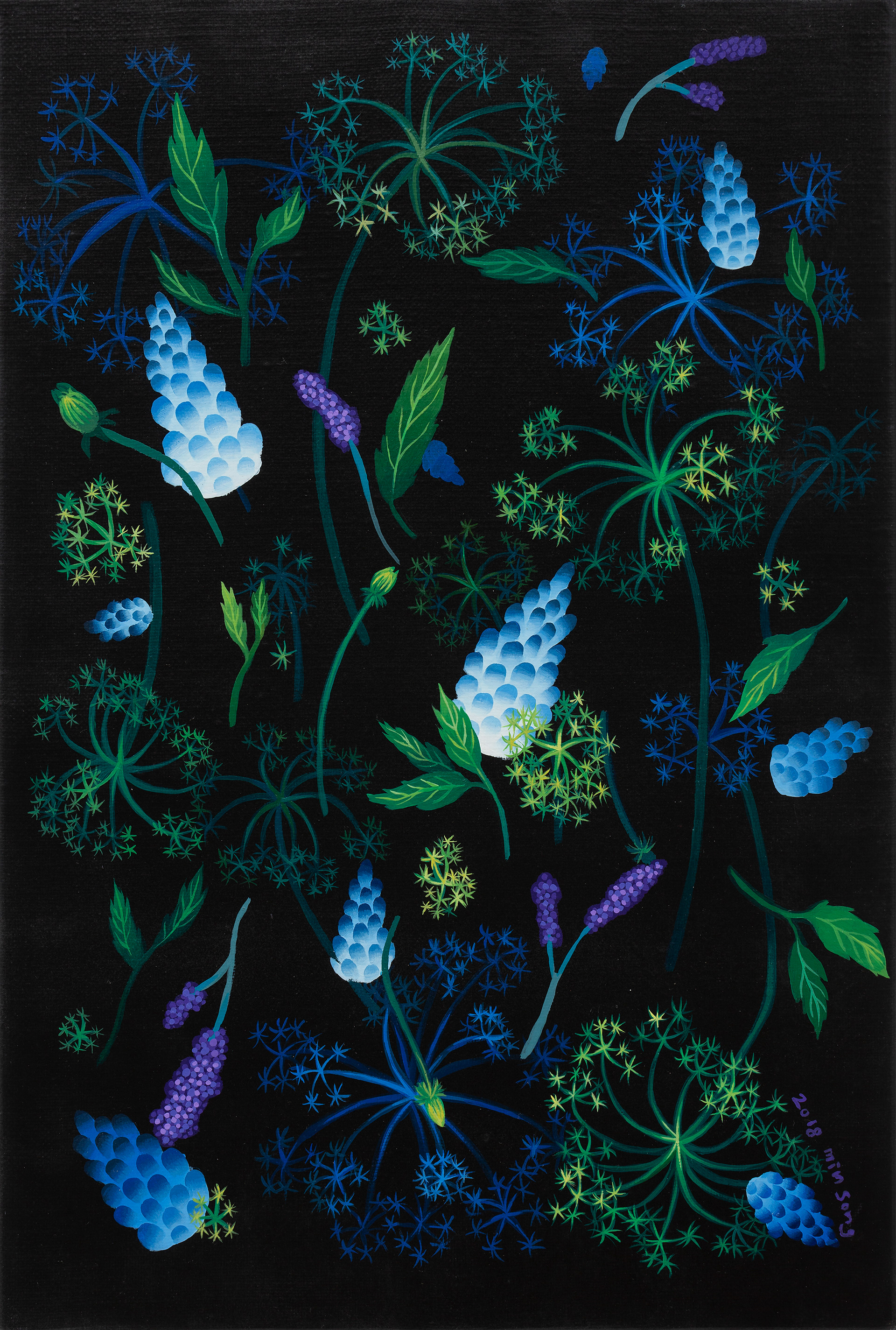 Garden of oblivion _acrylic on canvas_27.5x41_2018