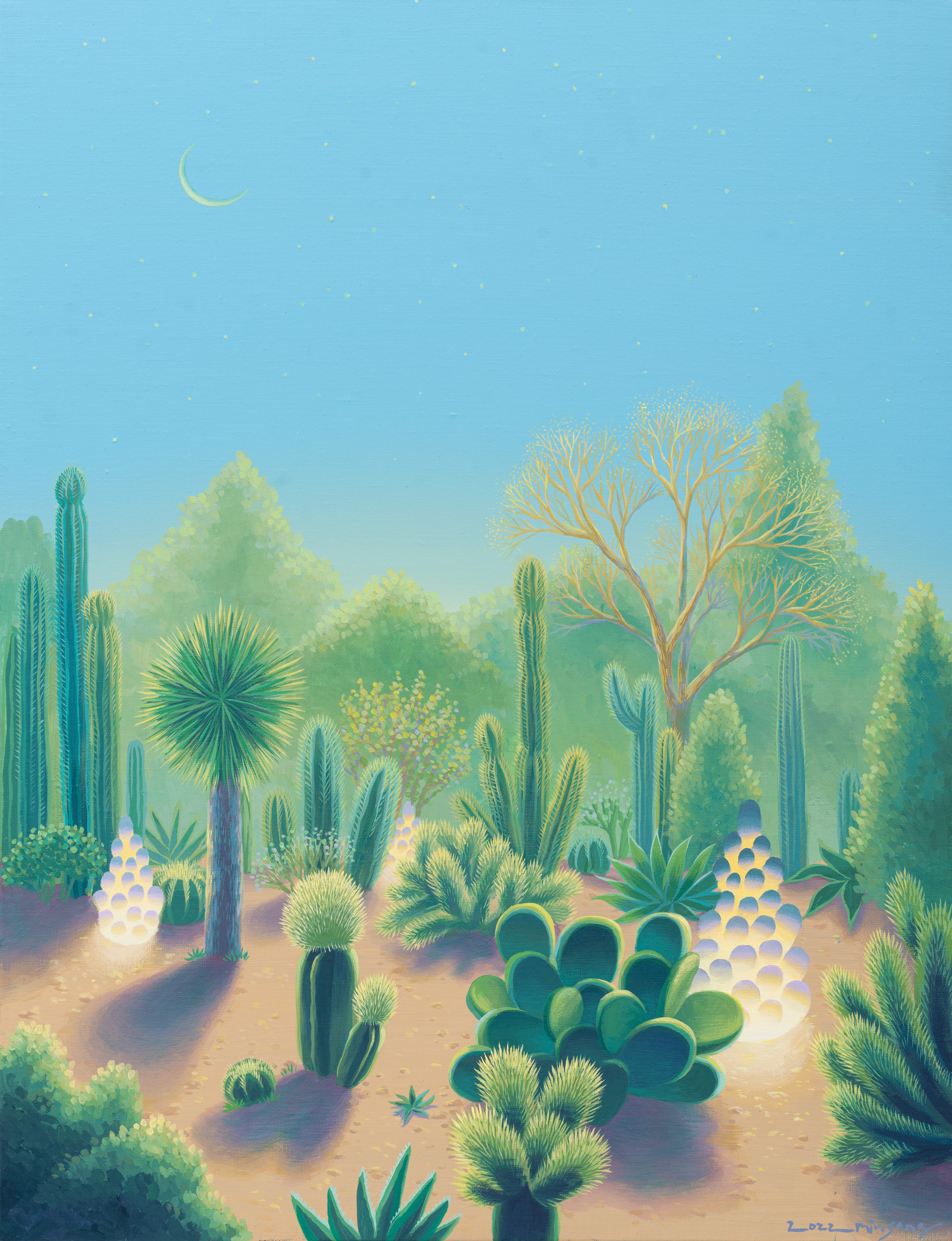사막정원(Desert Garden)_acrylic on canvas_50.3x65.2cm_2022