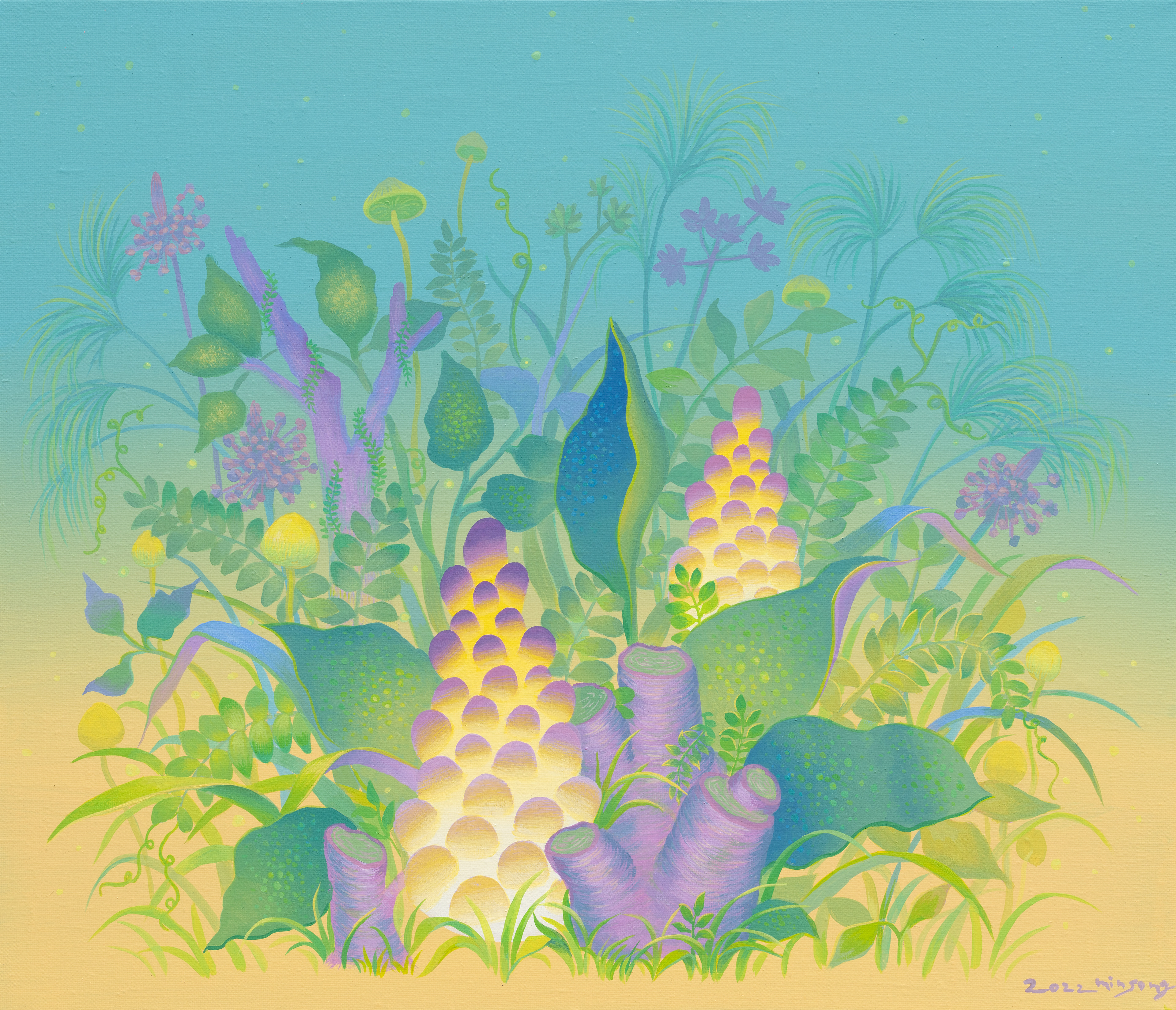 야생화(Wild Flower)_acrylic on canvas_53x45.5cm_2022