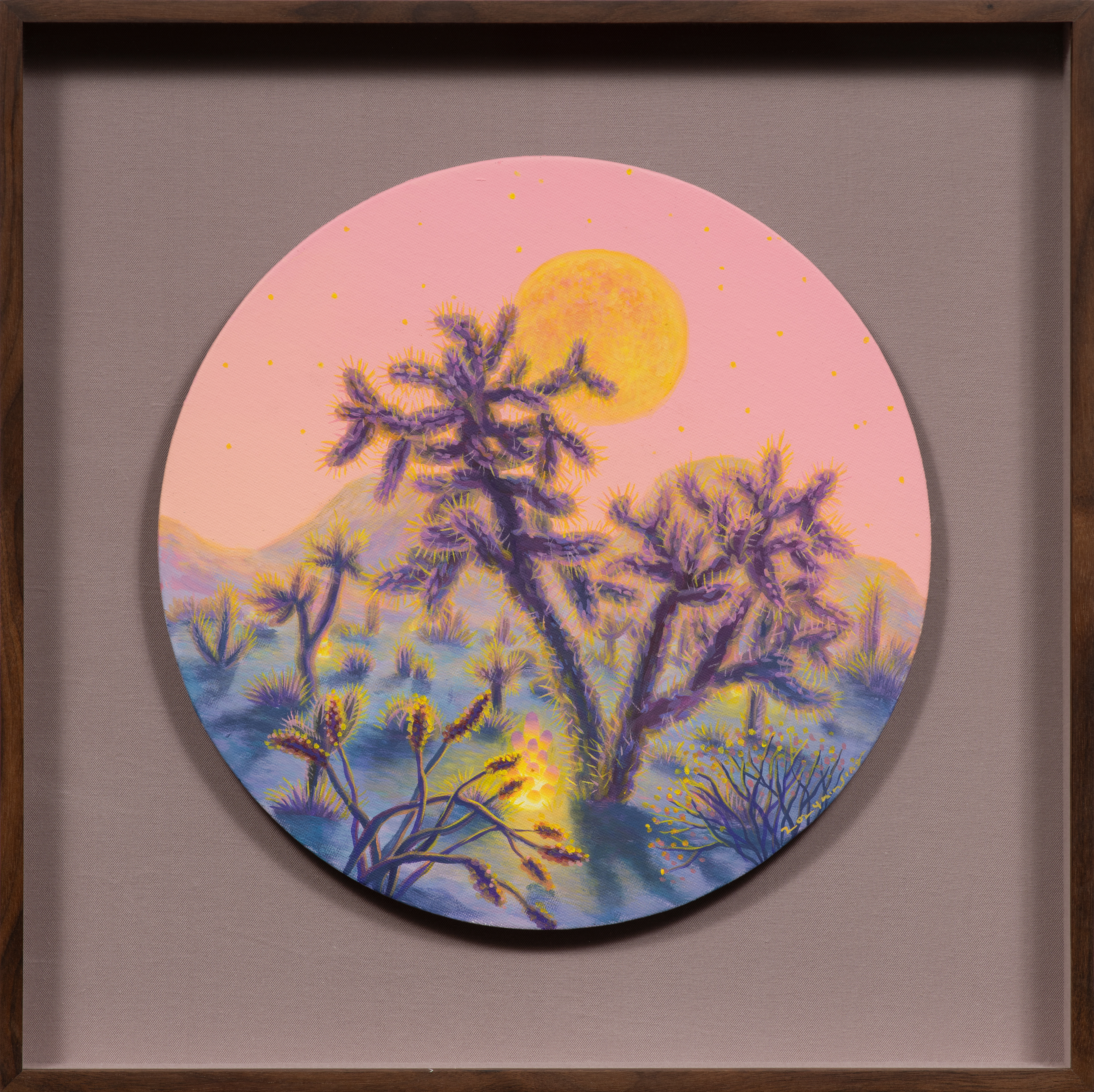사막의 달_acrylic on canvas_30x30cm_2024