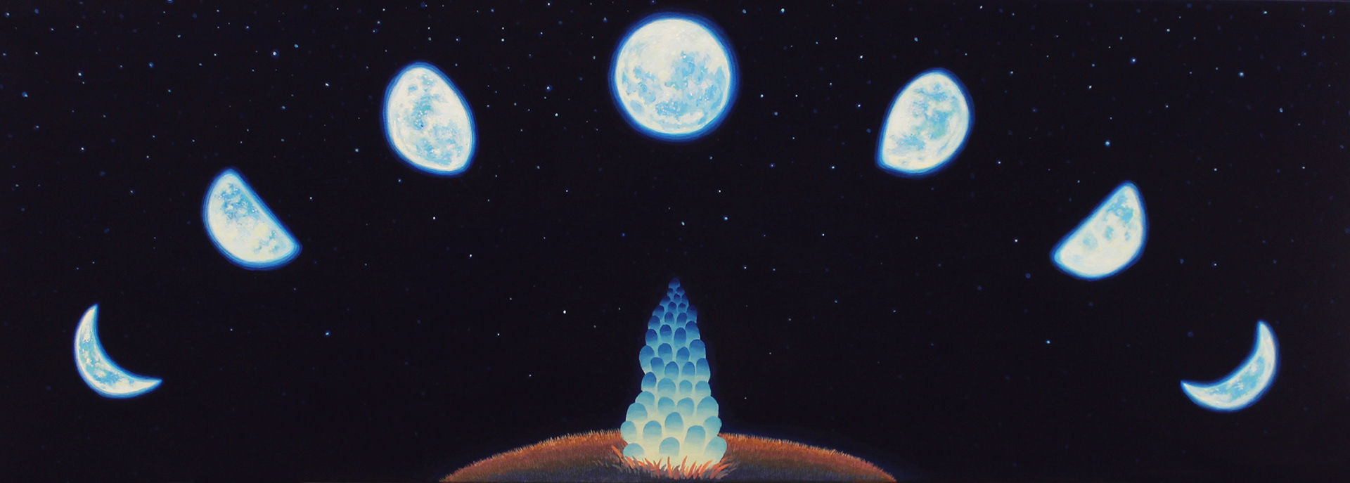 달의시간_acrylic on canvas_140x65_2015
