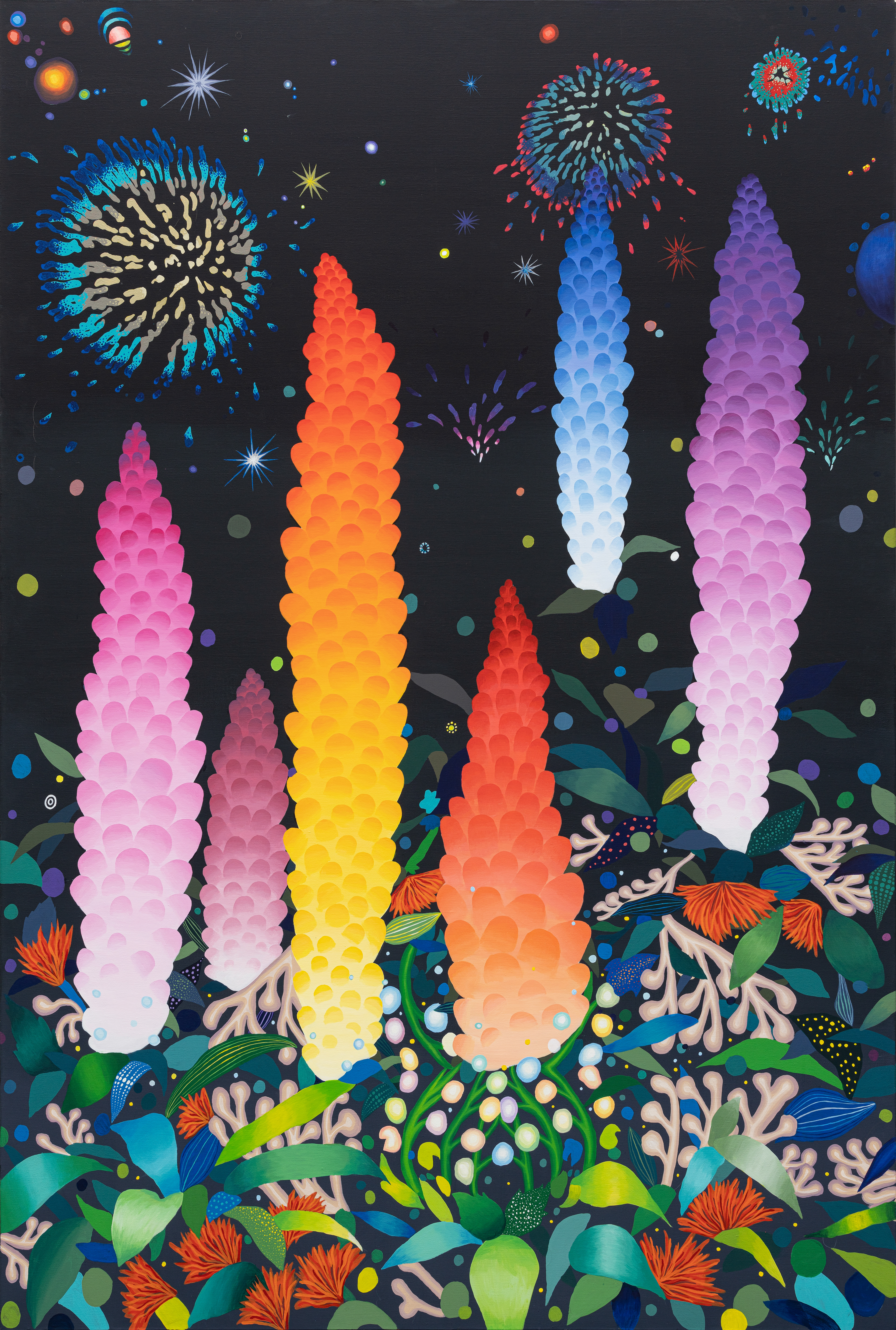 탄생_acrylic on canvas_130.3x193.9_2013~2015