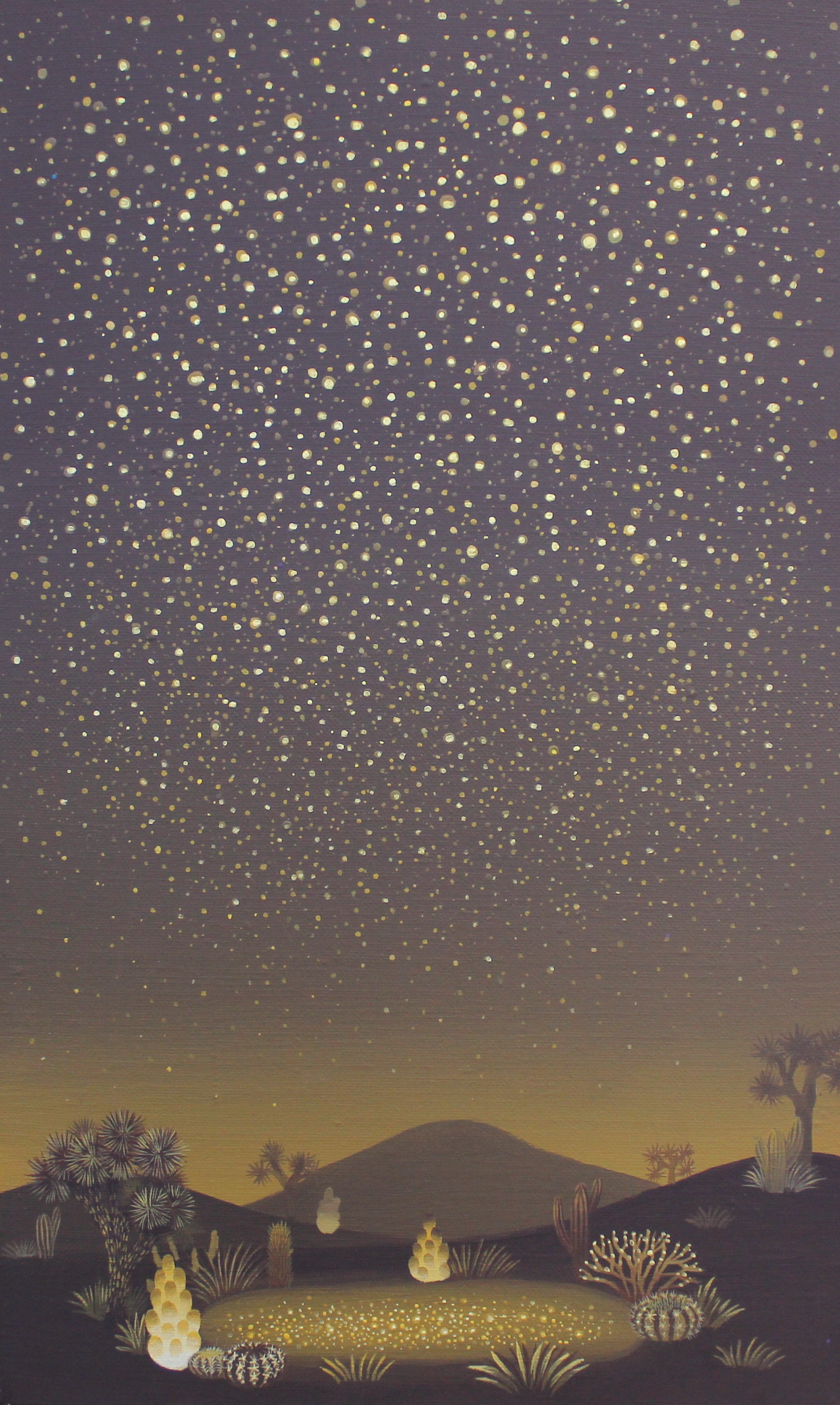 Oasis in the desert_acrylic on canvas_45.5x27.3_2018