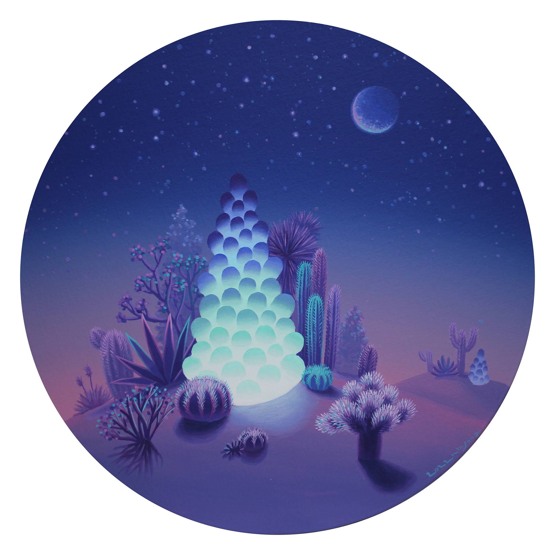 모로코의 밤(Night in Morocco)_acrylic on canvas_40x40cm_2022