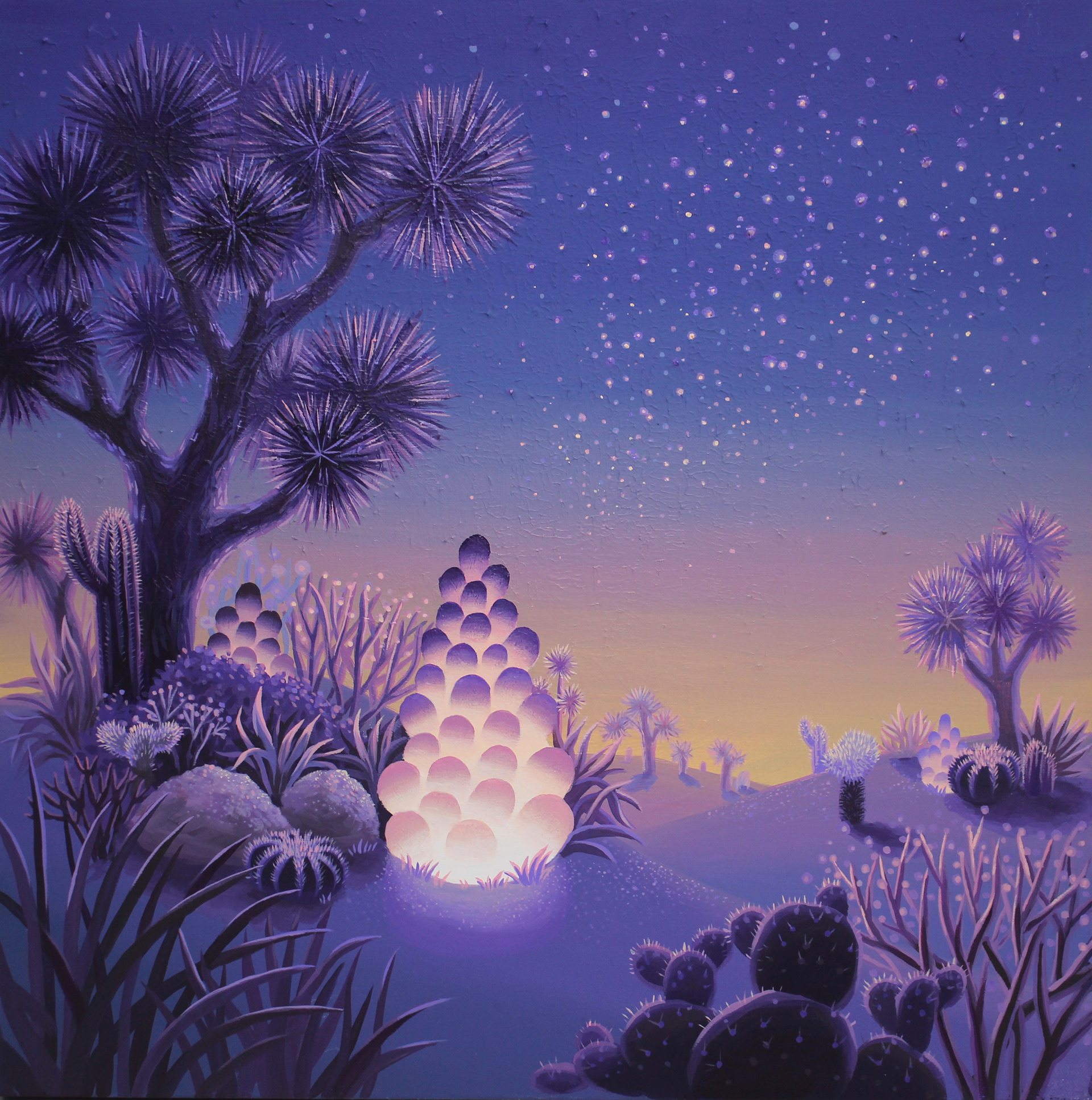 모로코의 밤_acrylic on canvas_45x45cm_2021