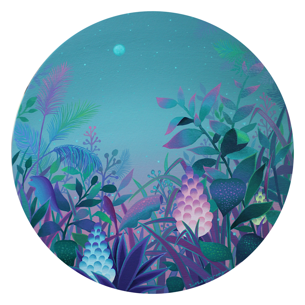 달빛정원_acrylic on canvas_40x40cm_2021