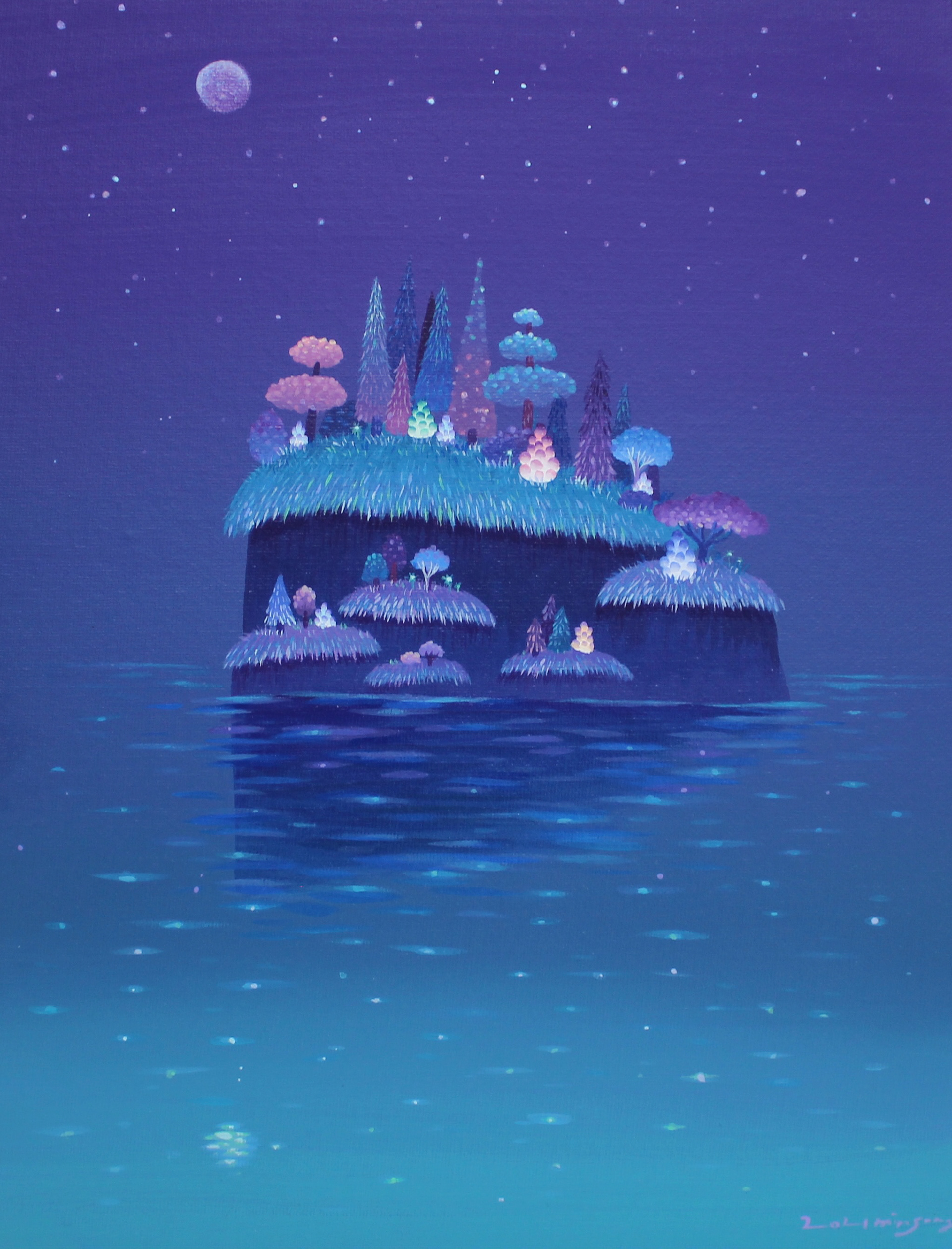 섬(Island)_acrylic on canvas_24x33cm_2021