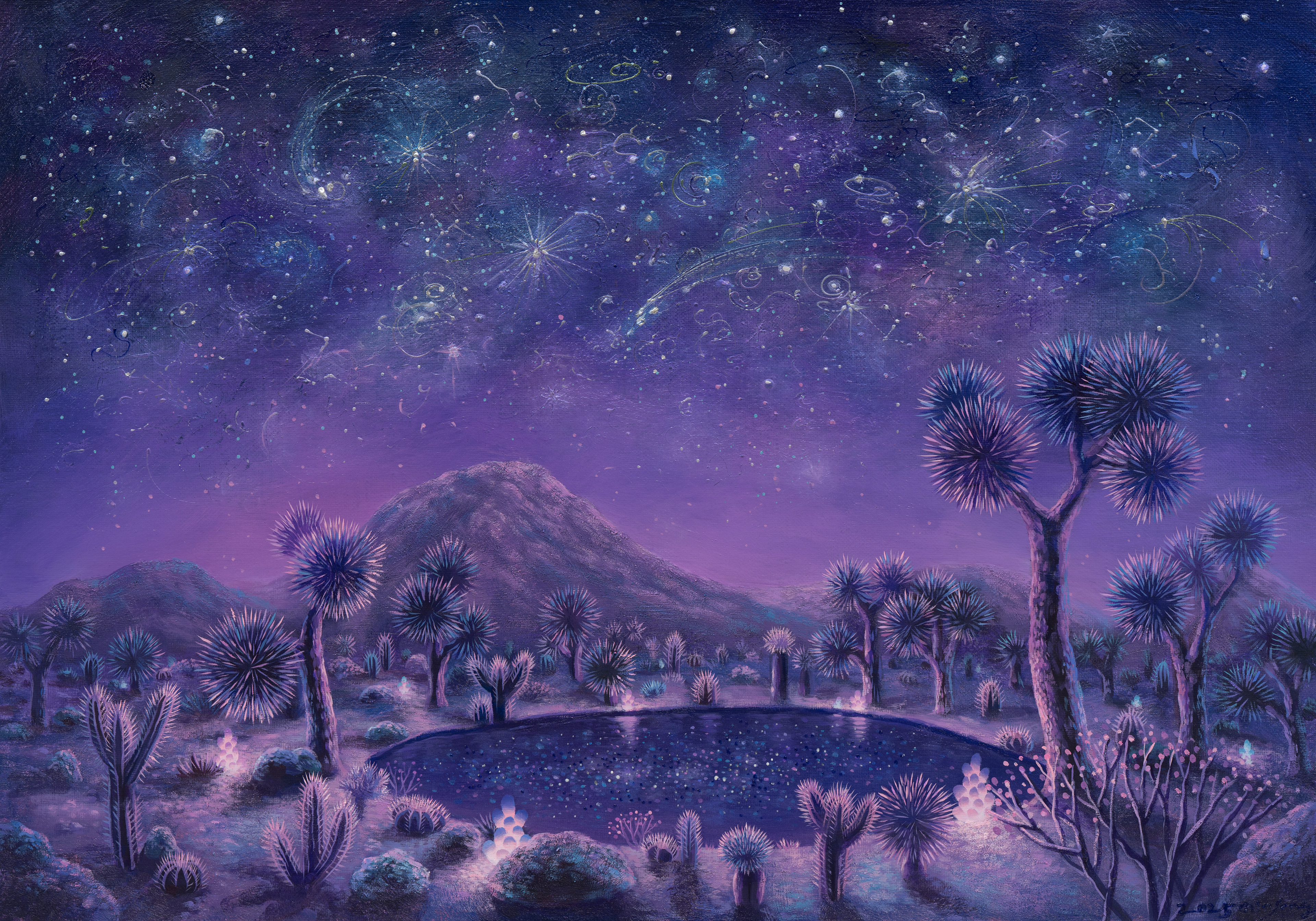 별을 찾아서 find the star_65.1x45.5cm_acrylic on canvas_2024-2025