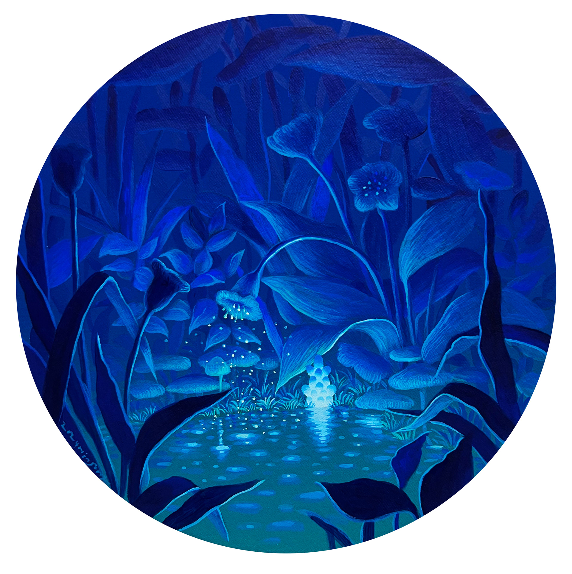 나르시즘 narcissism_acrylic on canvas_24x24cm_2024