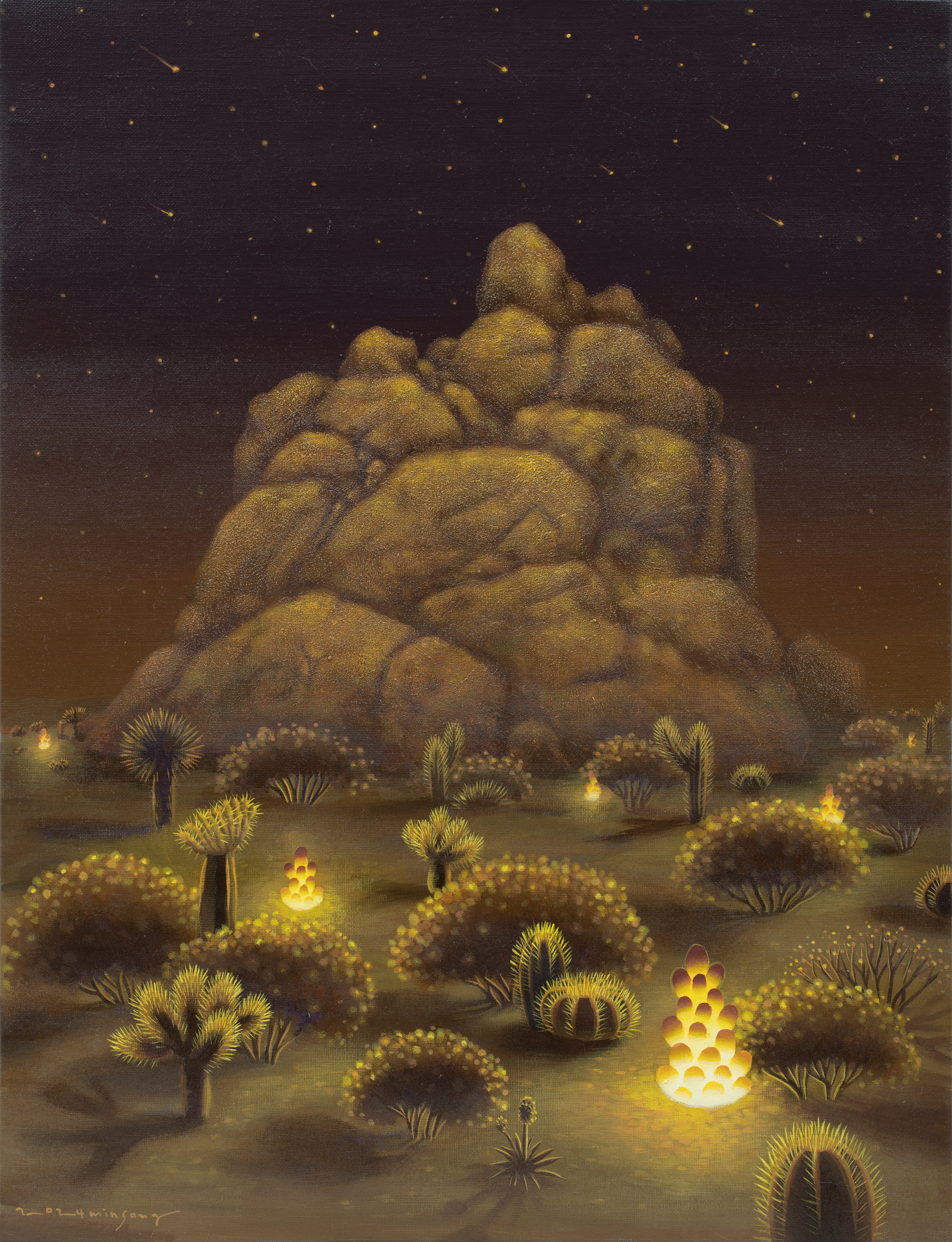 Big rock_acrylic on canvas_50x65cm__2024