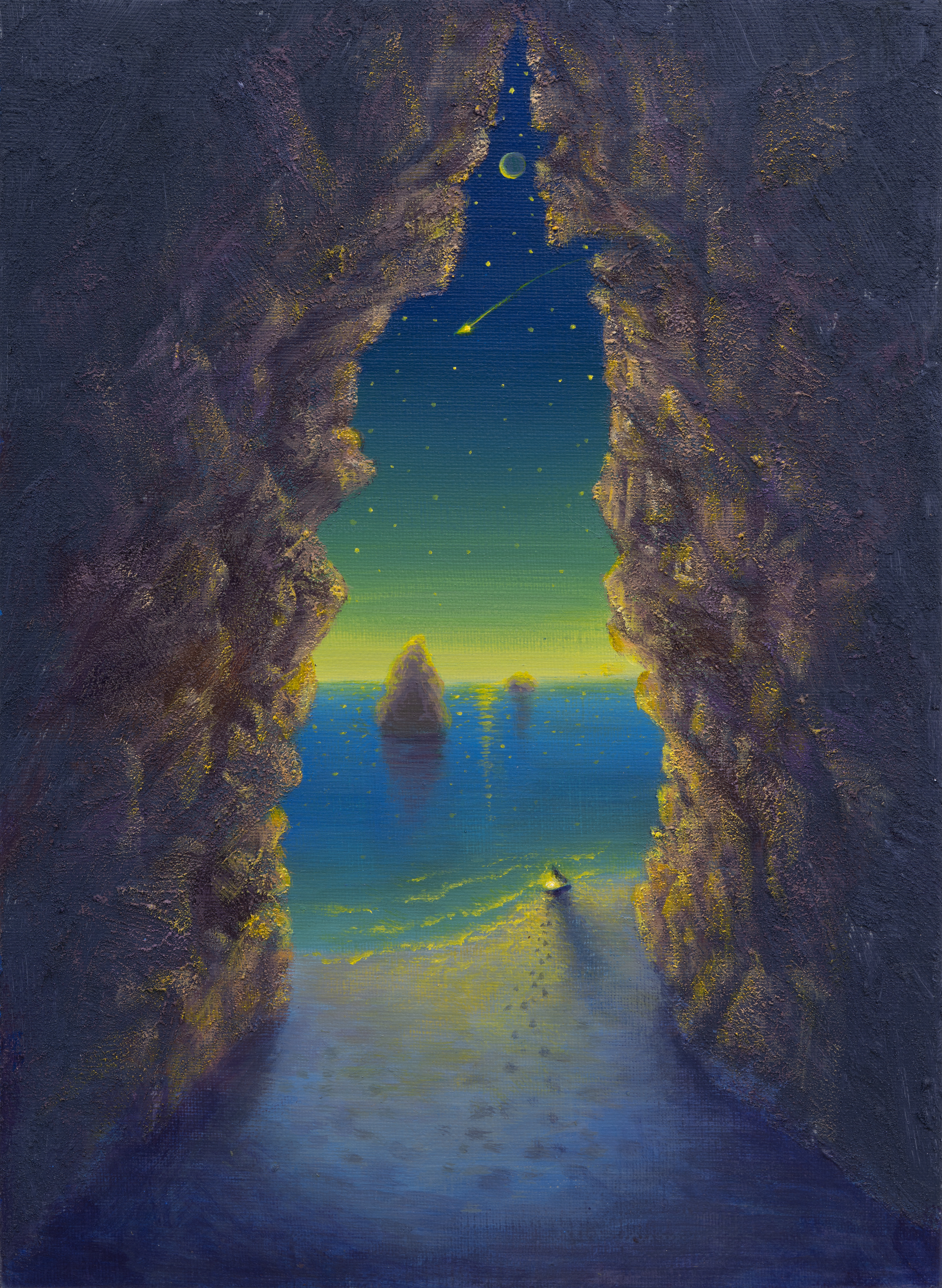 find the star_acrylic on canvas_24.3x33.2cm_2025