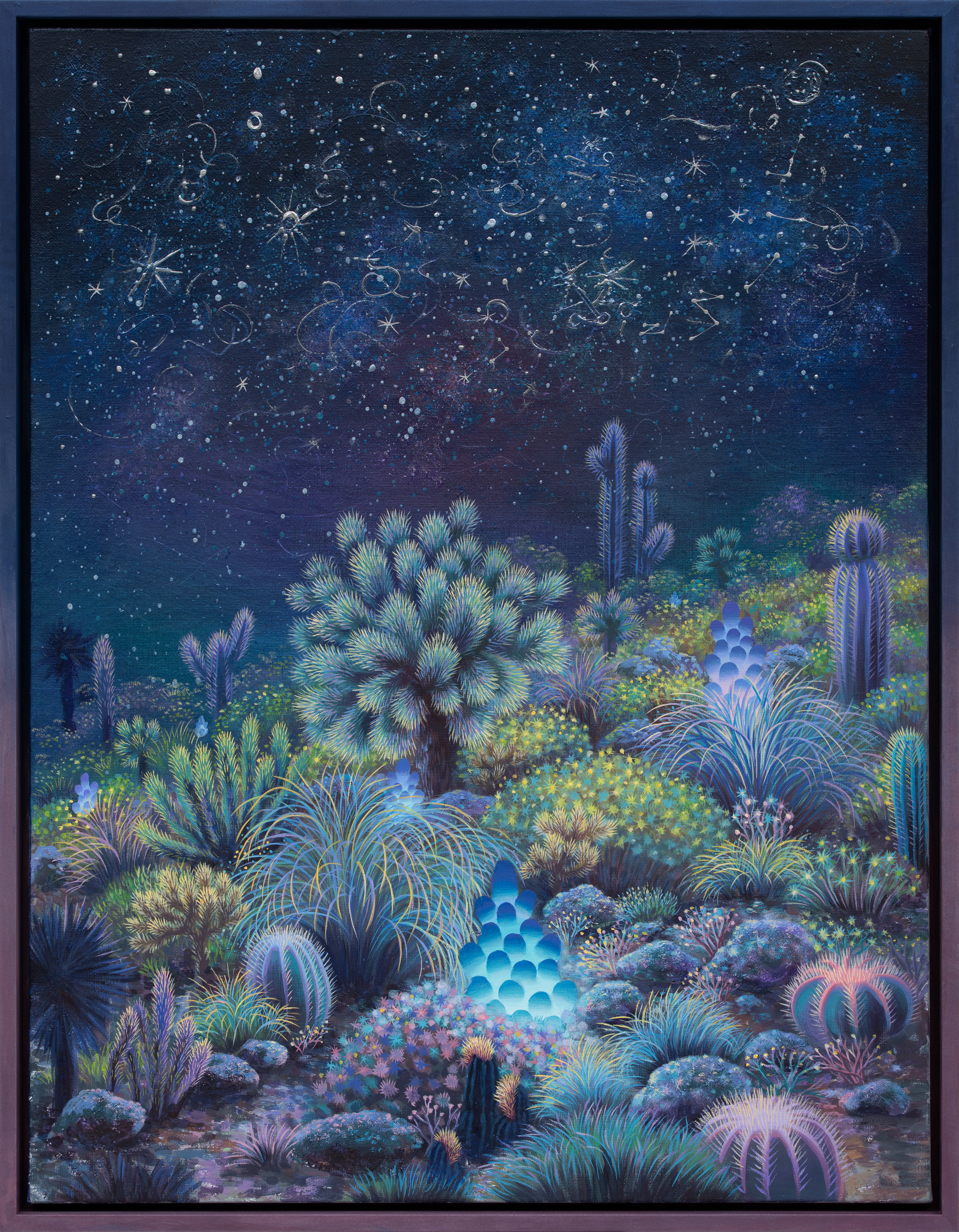 Find the star_in the ocean_53x68cm_acrylic on canvas_2024