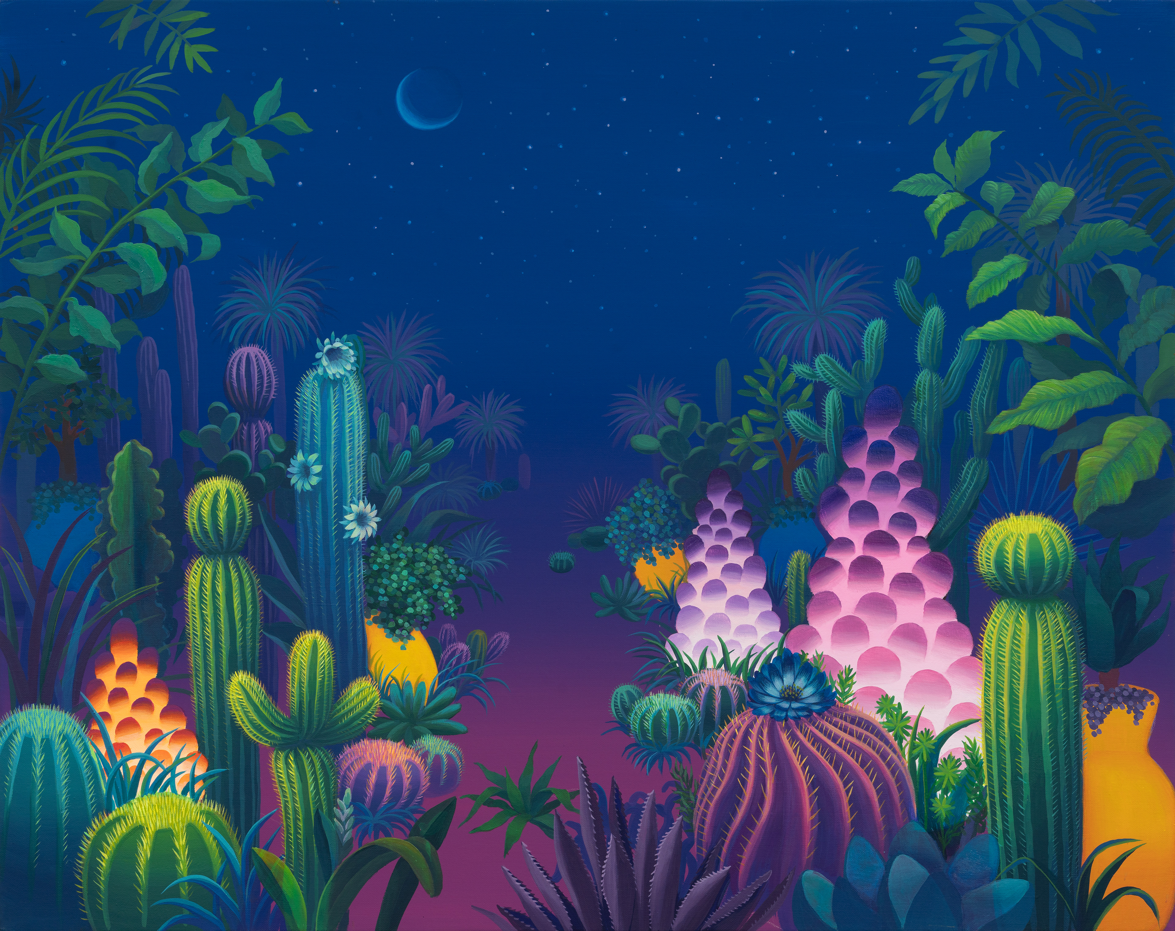 마조렐 정원(Majorelle Jardin)_acrylic on canvas_91x73cm_2022