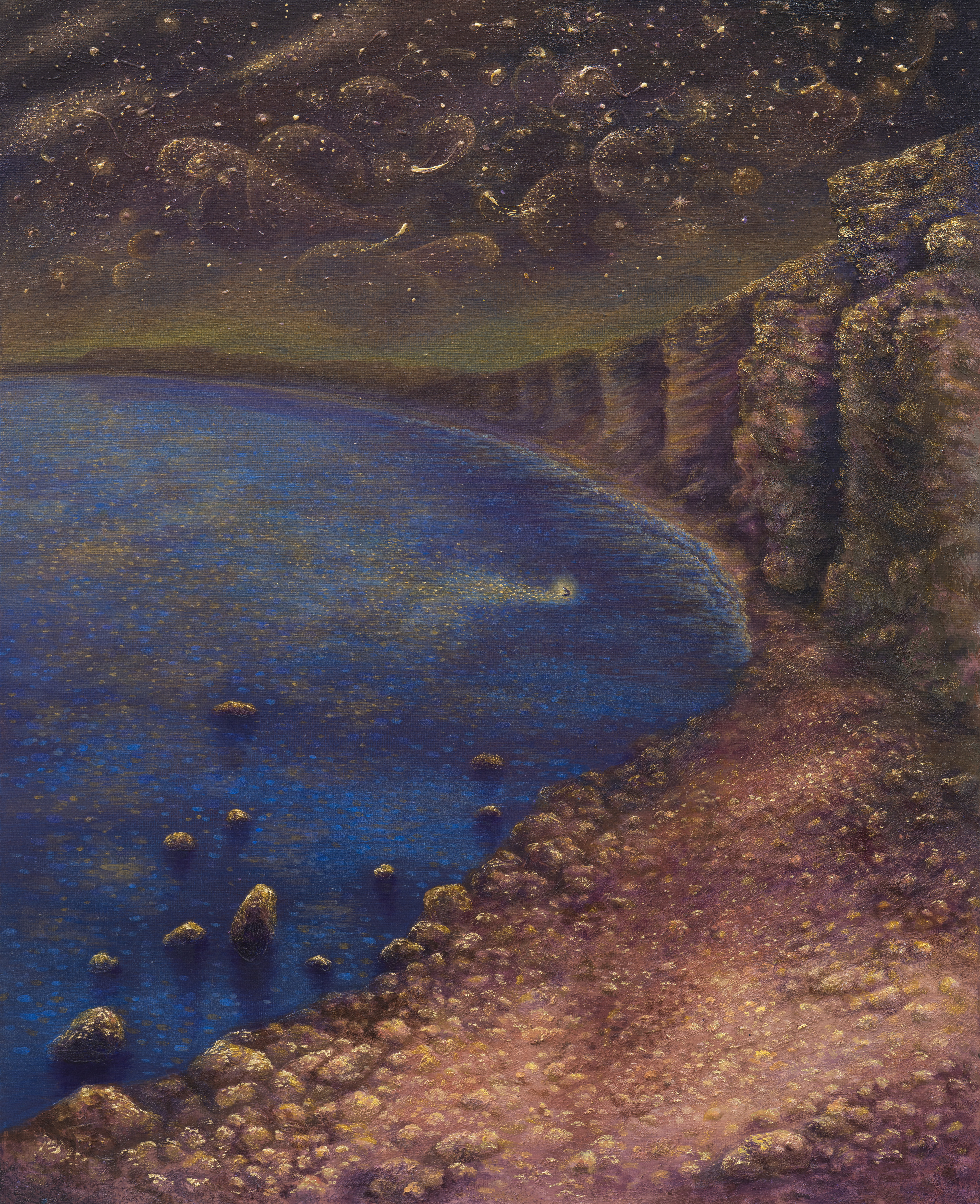find the star_acrylic on canvas_53x65cm_2025