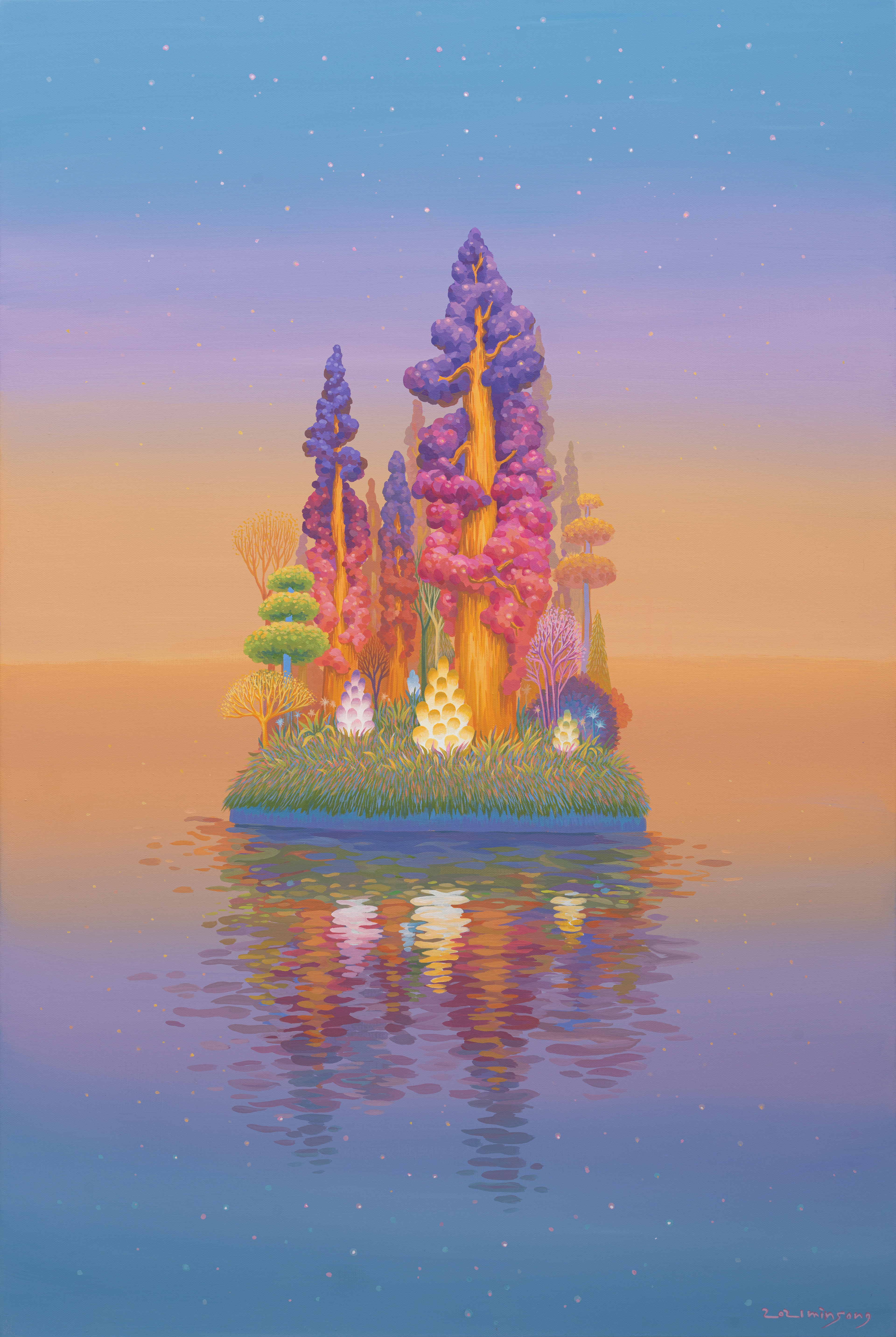 섬(Island)_acrylic on canvas_90.9x60.6cm_2021