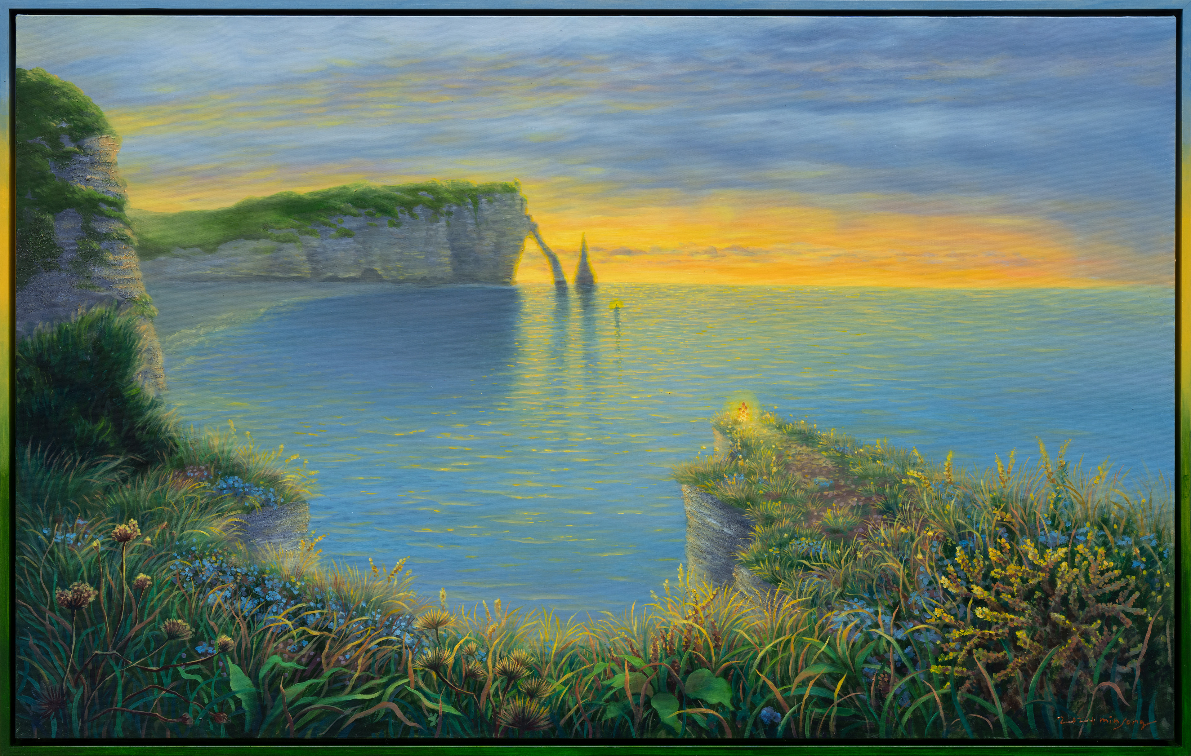 The yellow Sea_oil on canvas_74x116.6cm_2024