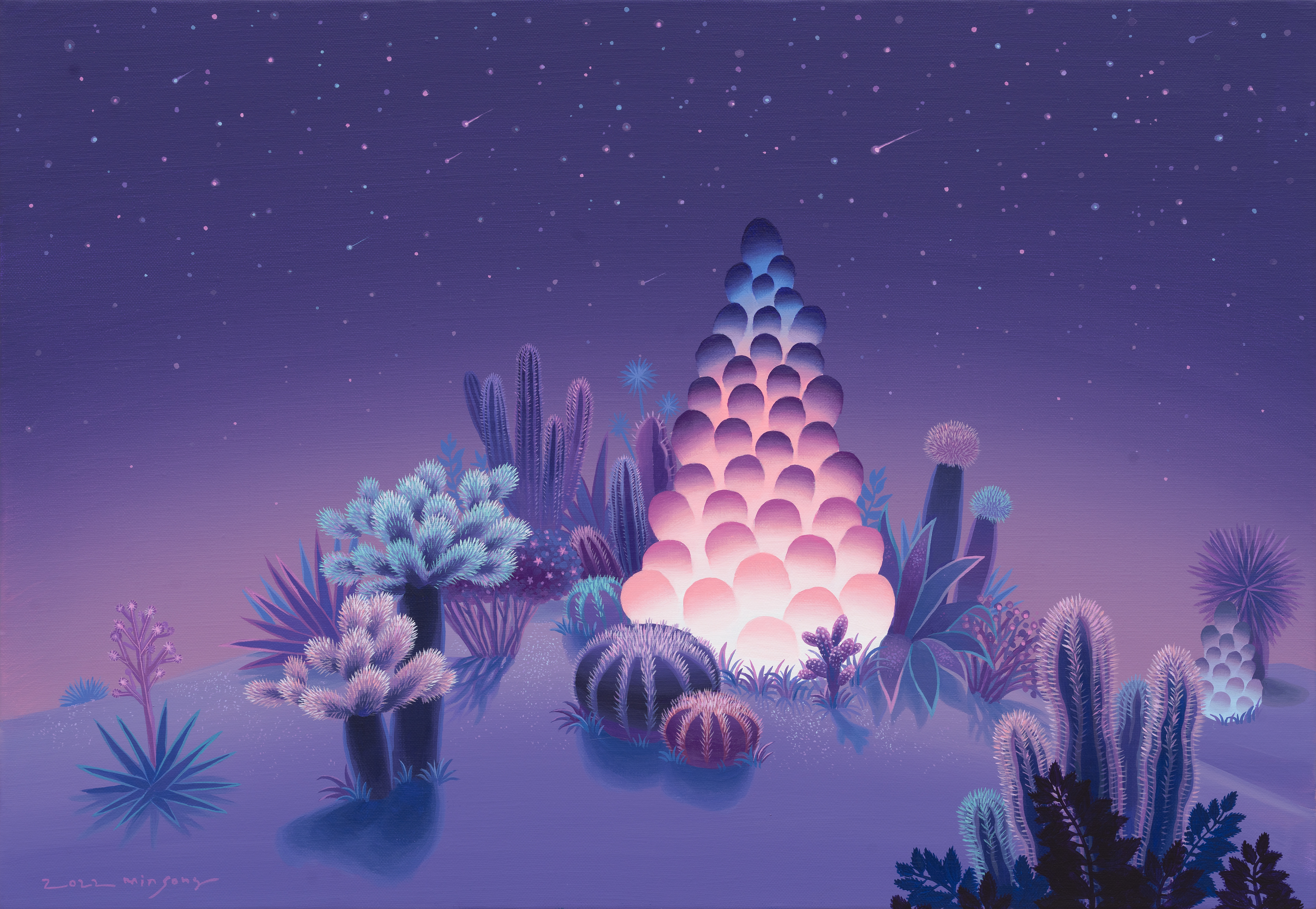 모로코의 밤(Night in morocco)_acrylic on canvas_65x45.5cm_2022