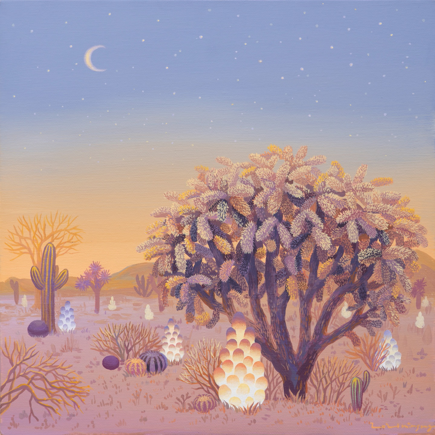 고요한 사막_acrylic on canvas_30x30cm_2021