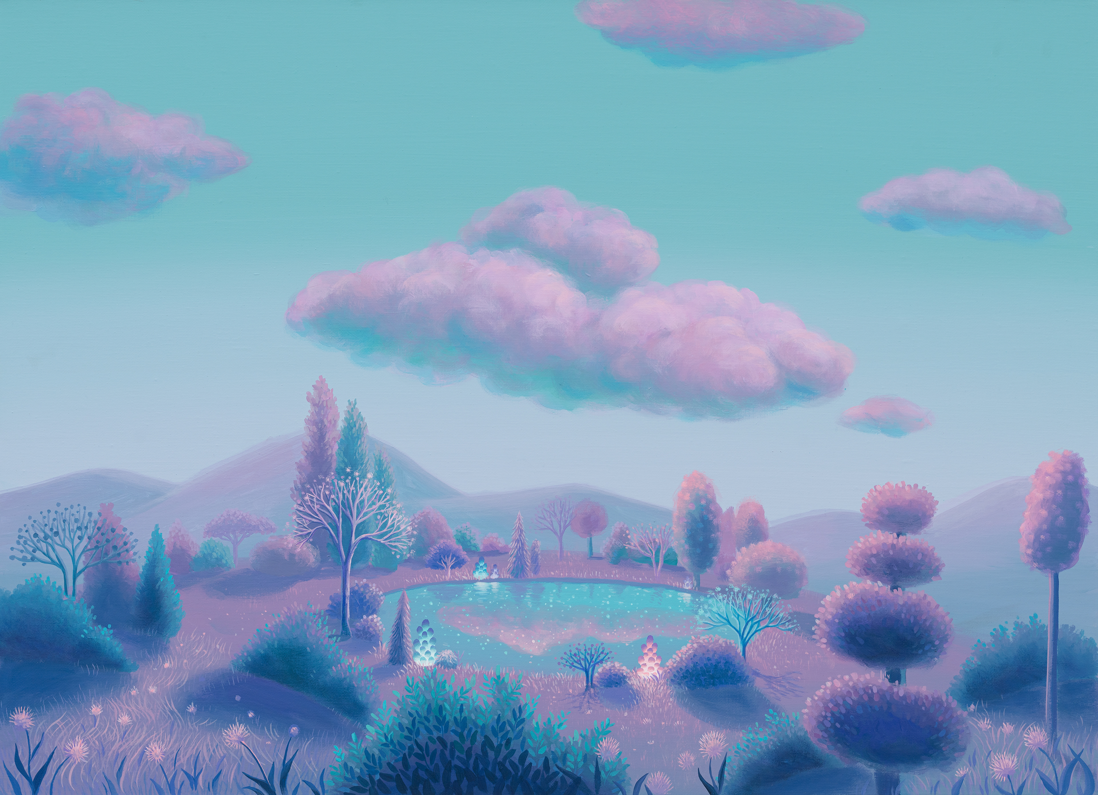 멈춰진 시간의 풍경_acrylic on canvas_72.7x53cm_2023