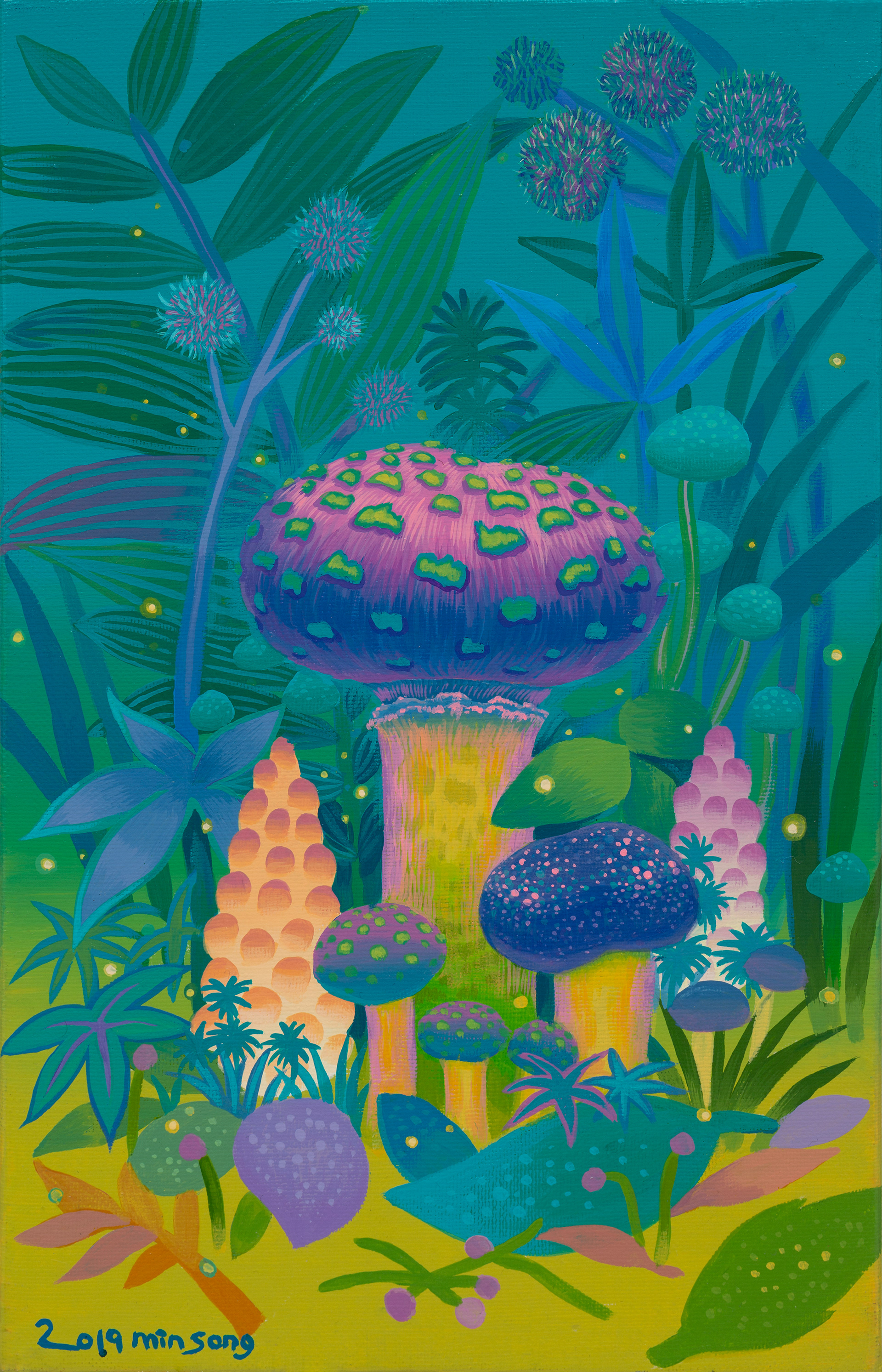 Forest of oblivion _acrylic on canvas_21x33.5_2019