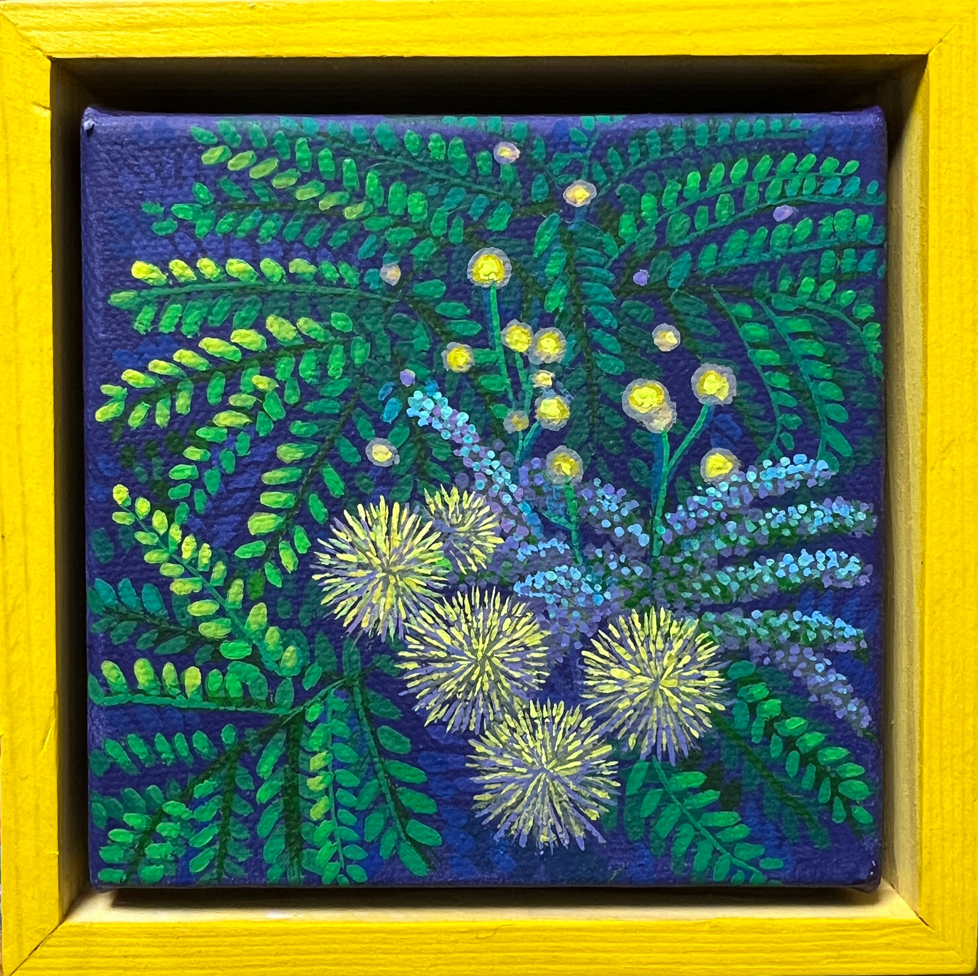 야생화-봄_acrylic on canvas_10x10cm_2025