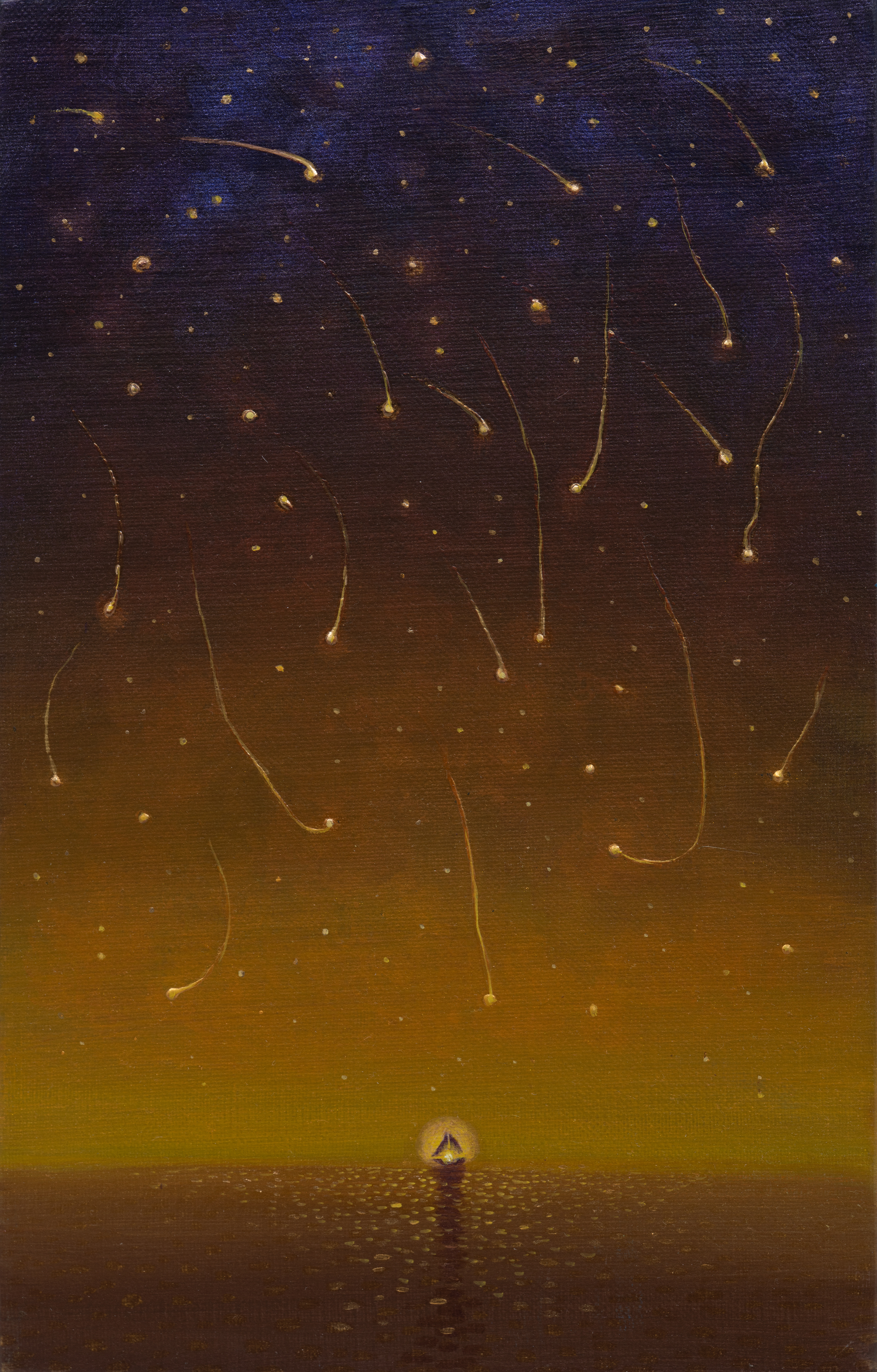find the star_acrylic on canvas_22x34cm_2025