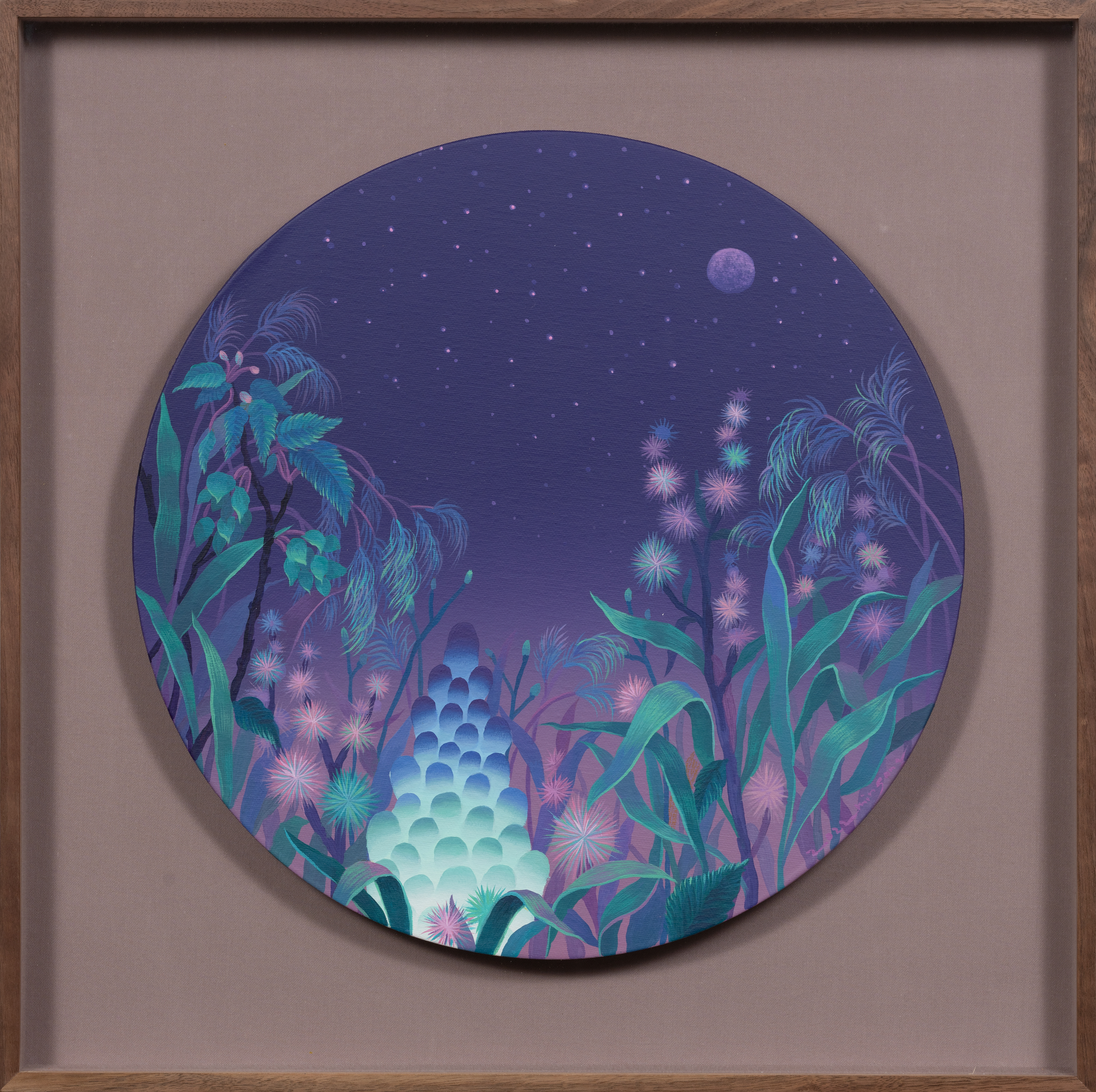 달빛 정원_acrylic on canvas_40x40cm_2022