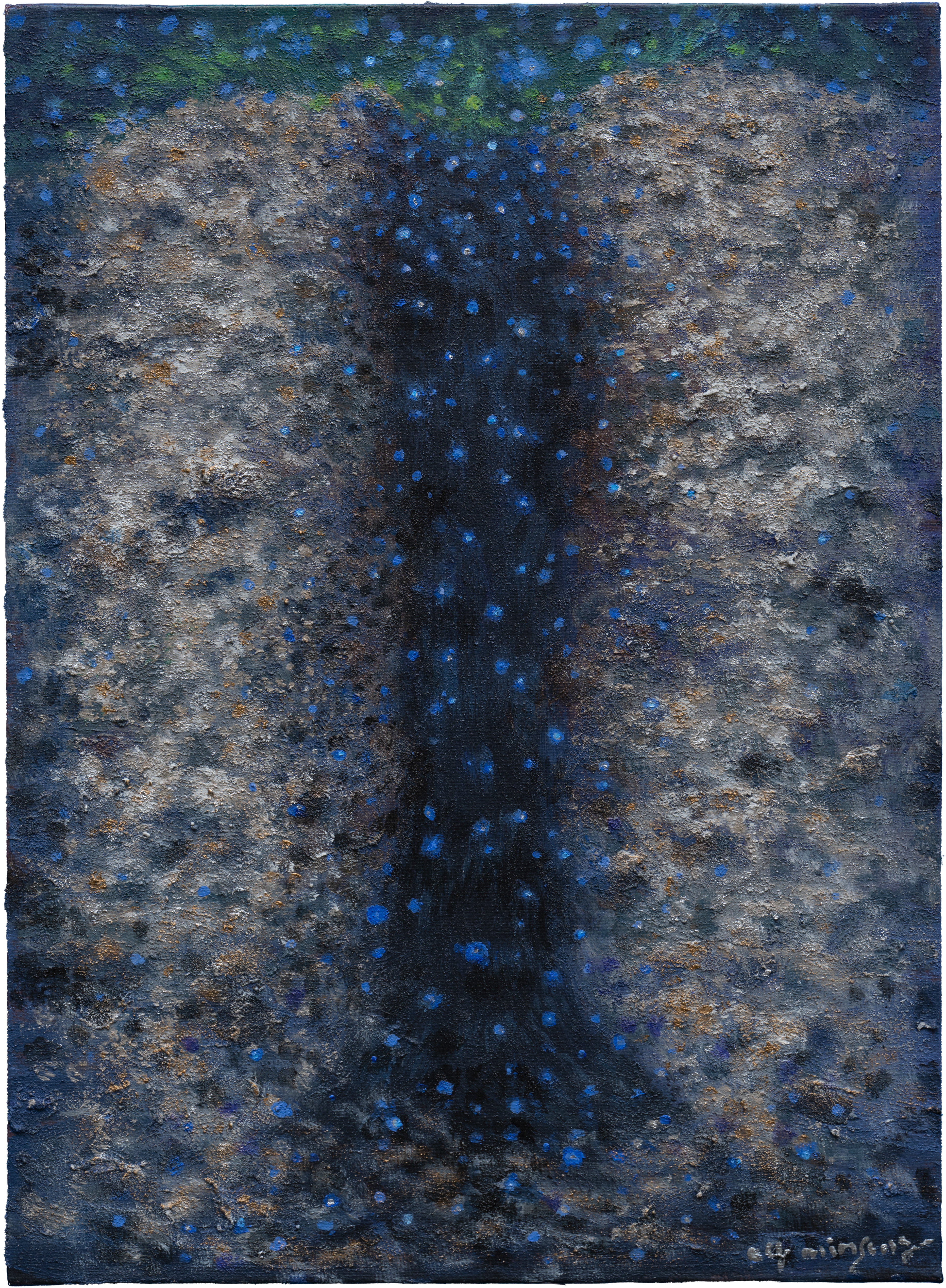 Cosmos_acrylic on canvas_33.4x242cm_2024