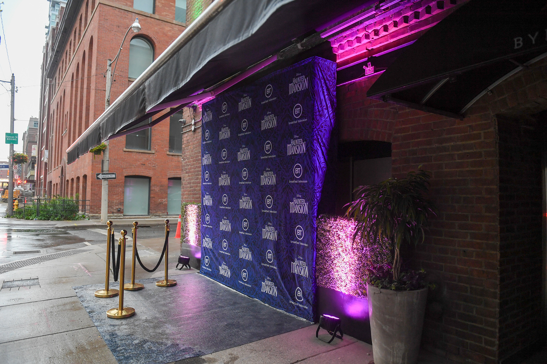 Custom 10 x 10 Backwall + Carpet