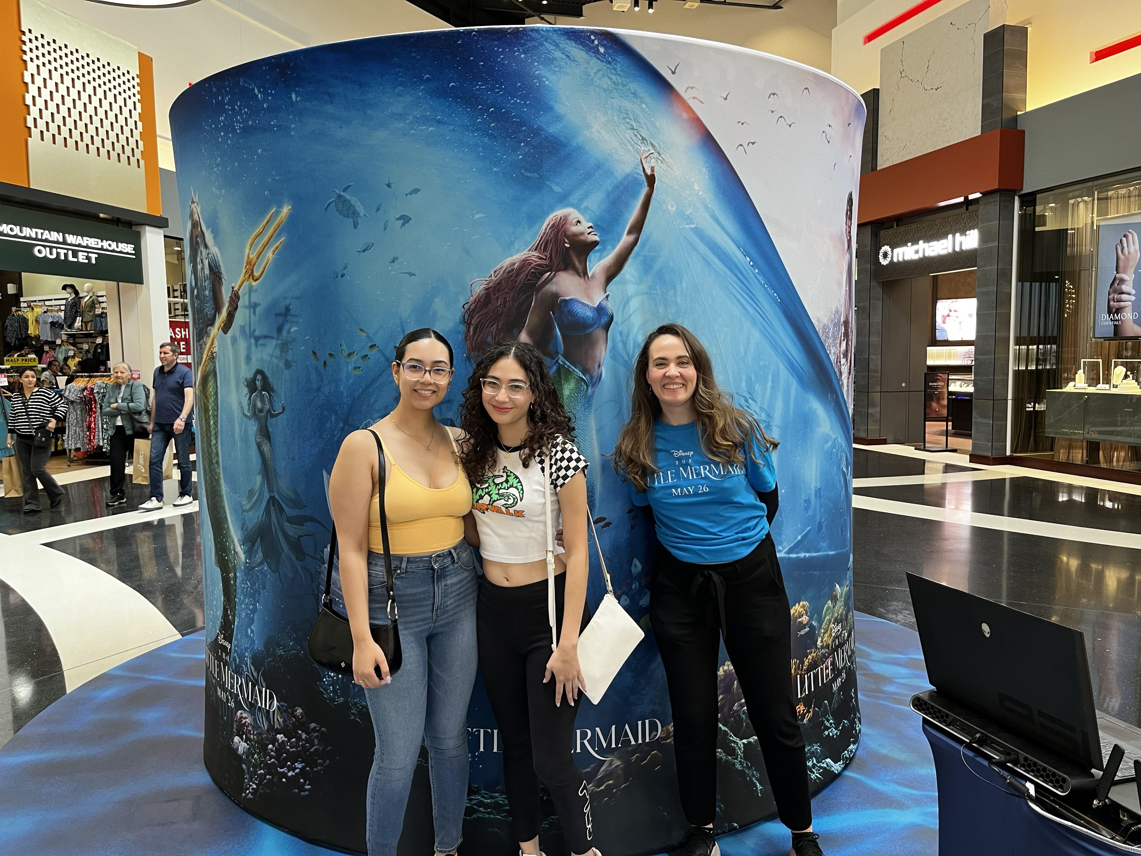 Custom 360 Video Booth and Custom 'Water' Flooring