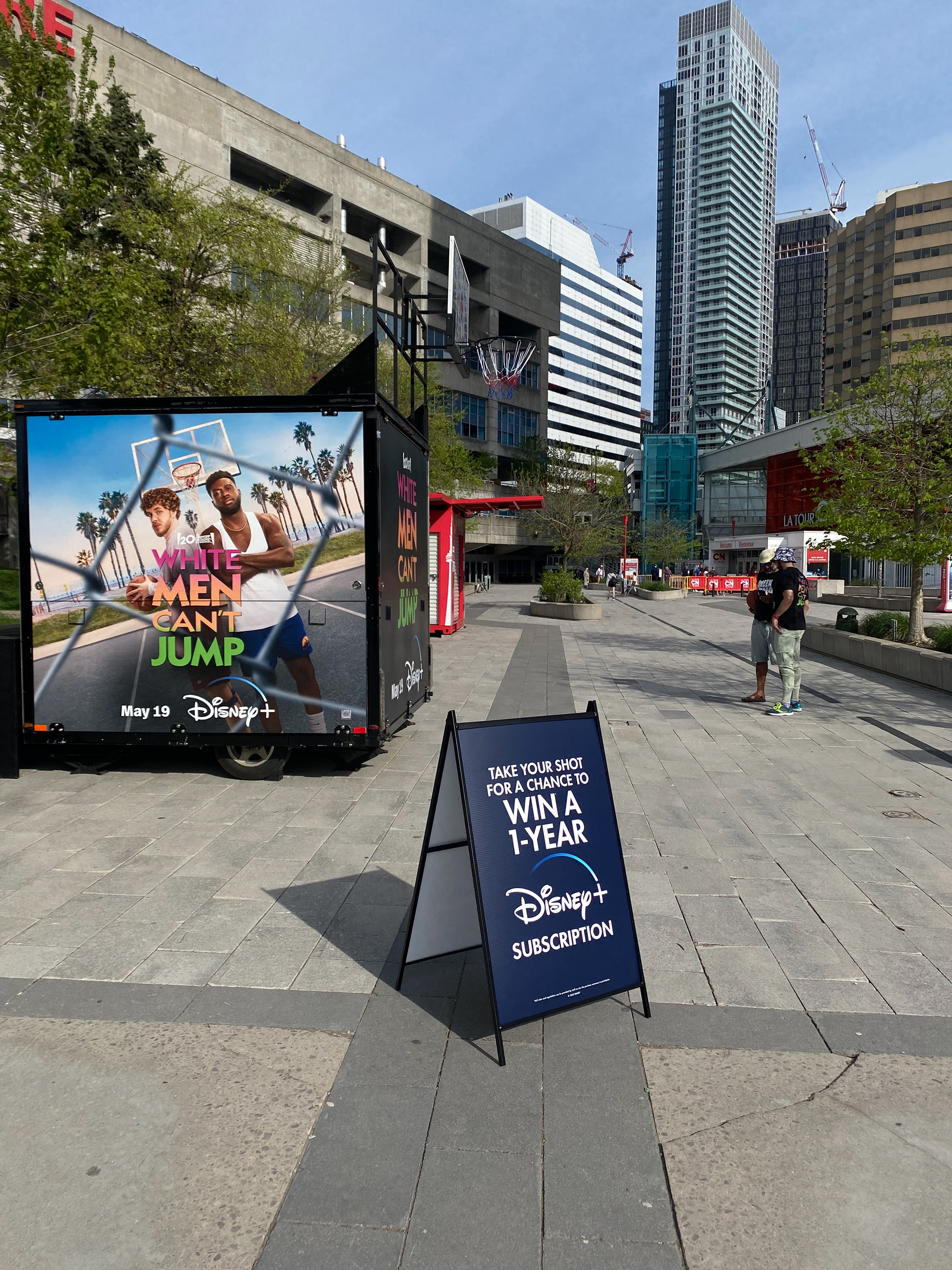 Branded Guerilla Cube and A-Frame