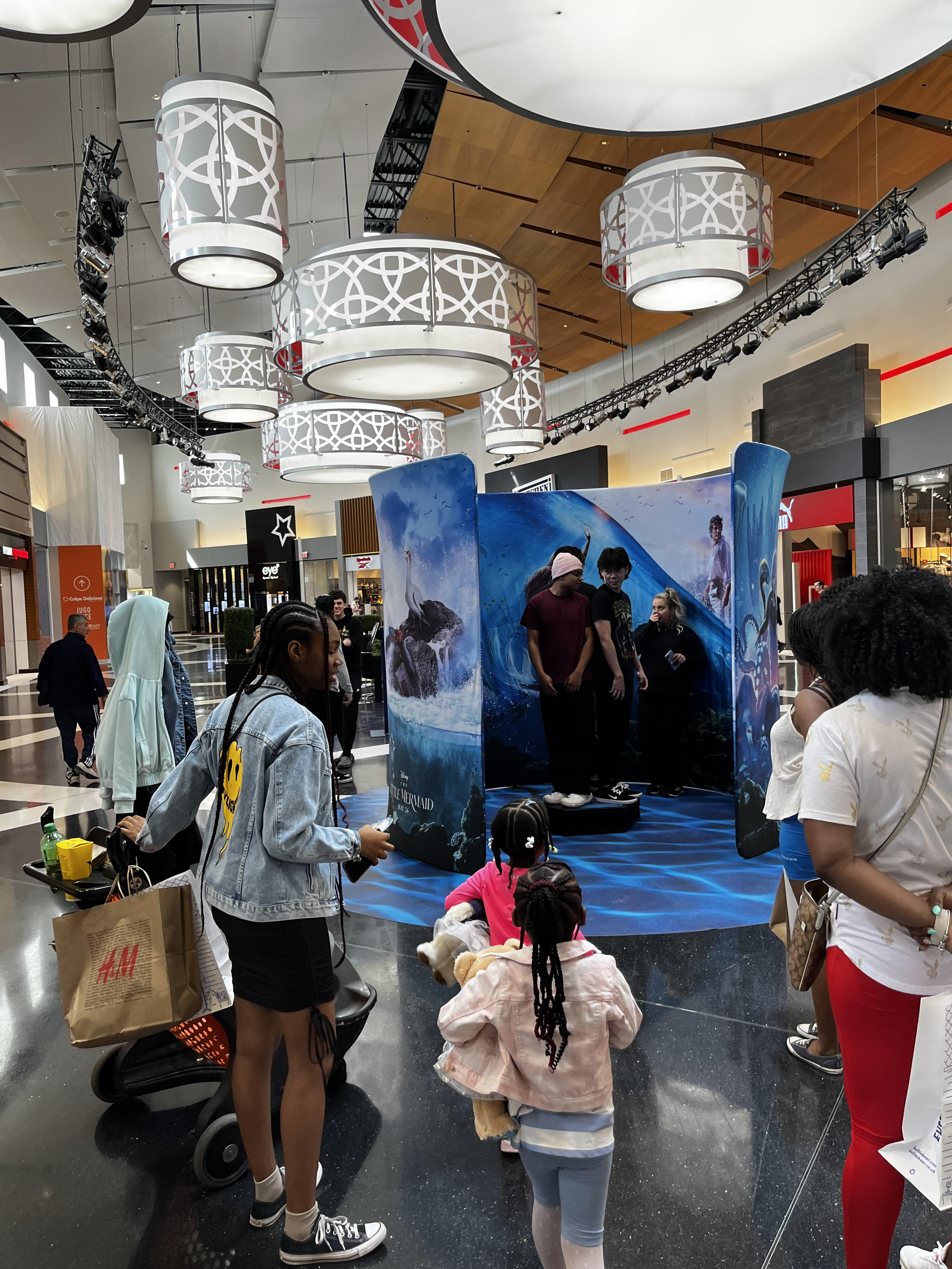 Custom 360 Video Booth and Custom 'Water' Flooring