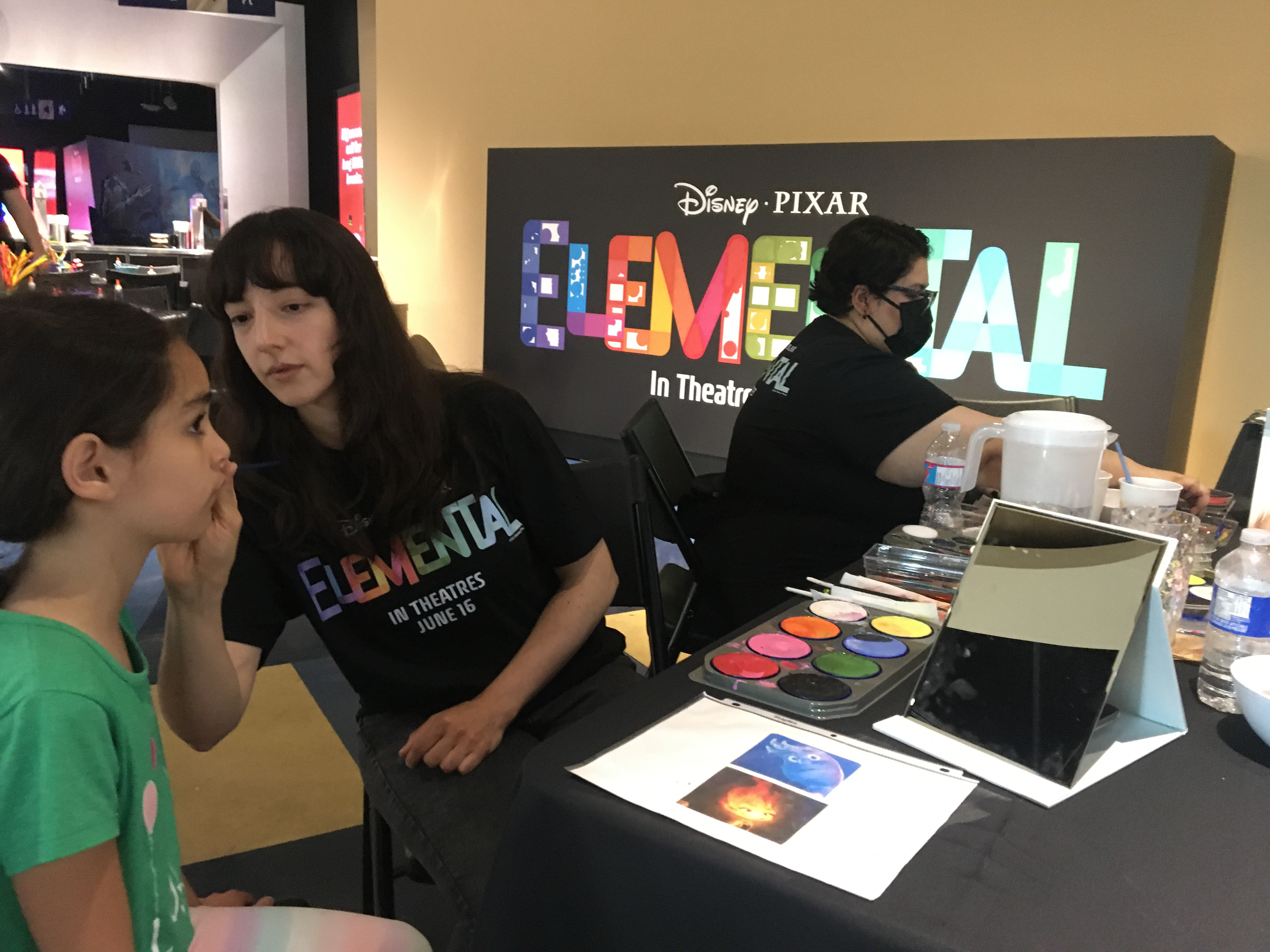 Face Painting Station + Branded T-Shirts