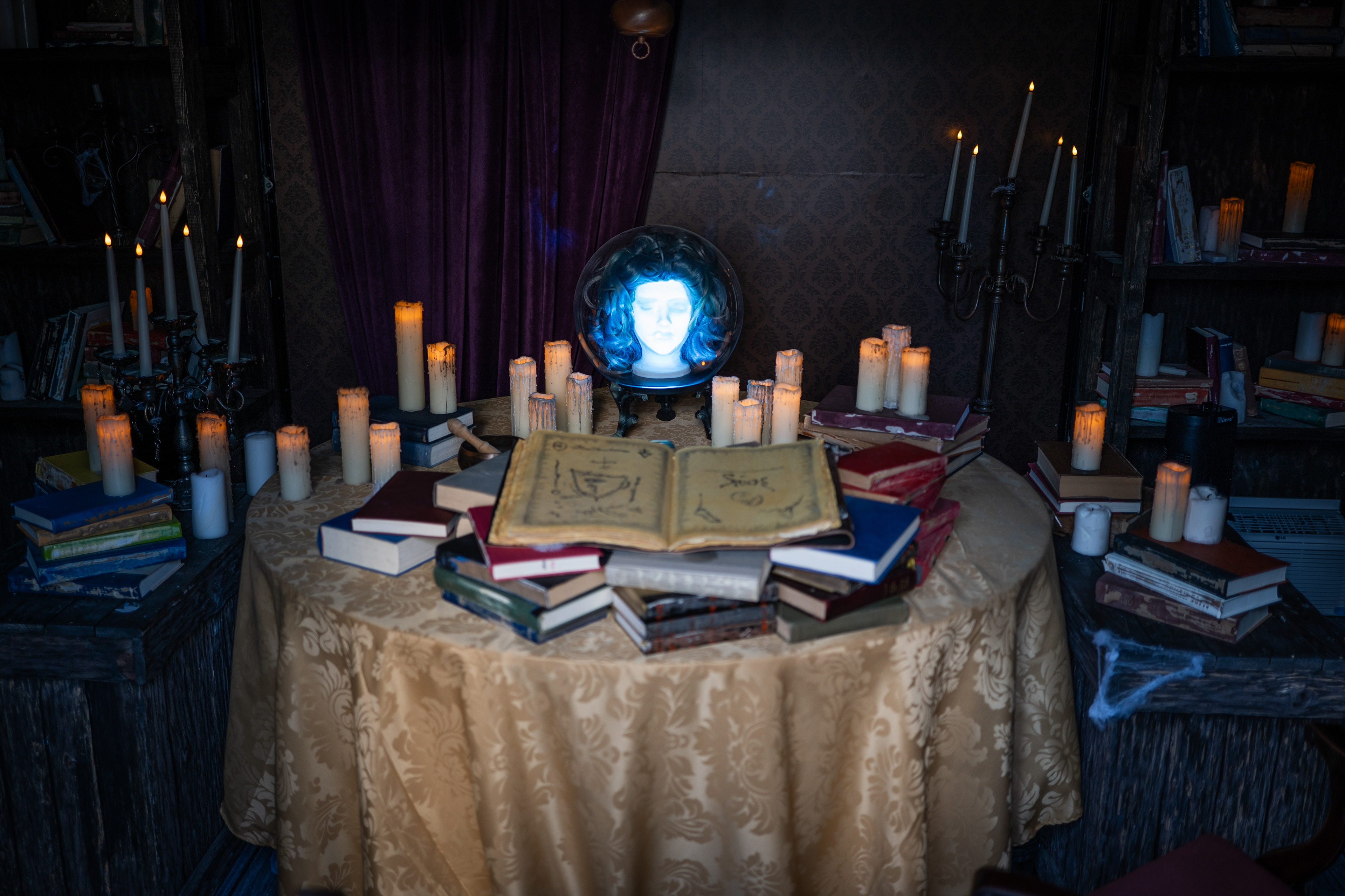 Custom Video for Projection onto Mannequin Inside Crystal Ball