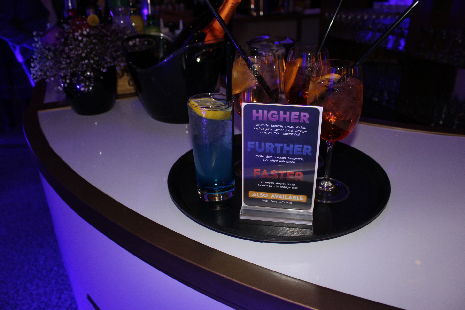 Custom Drinks + Signs