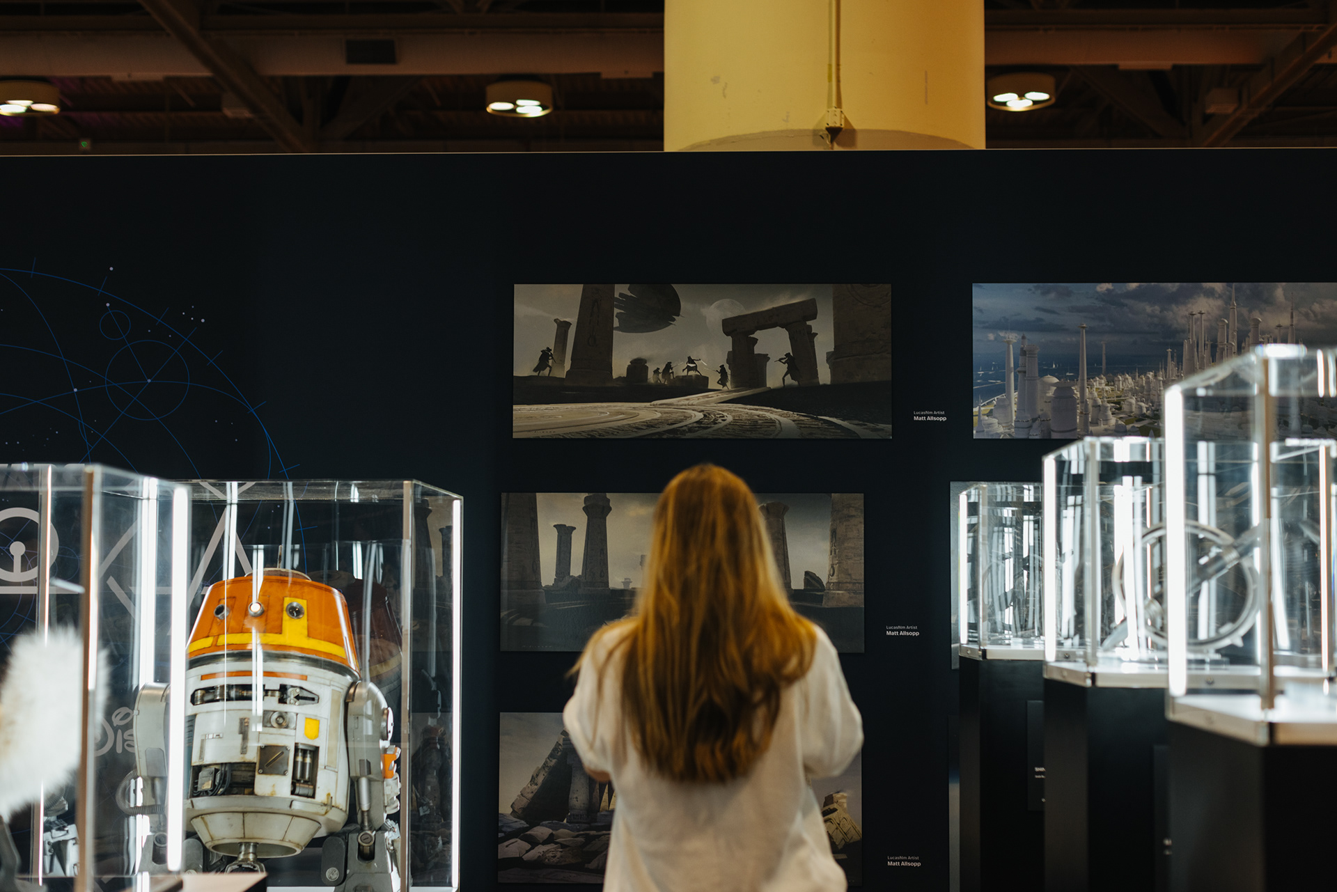 Custom 10 x 35 Backwall with Foamcore Artwork