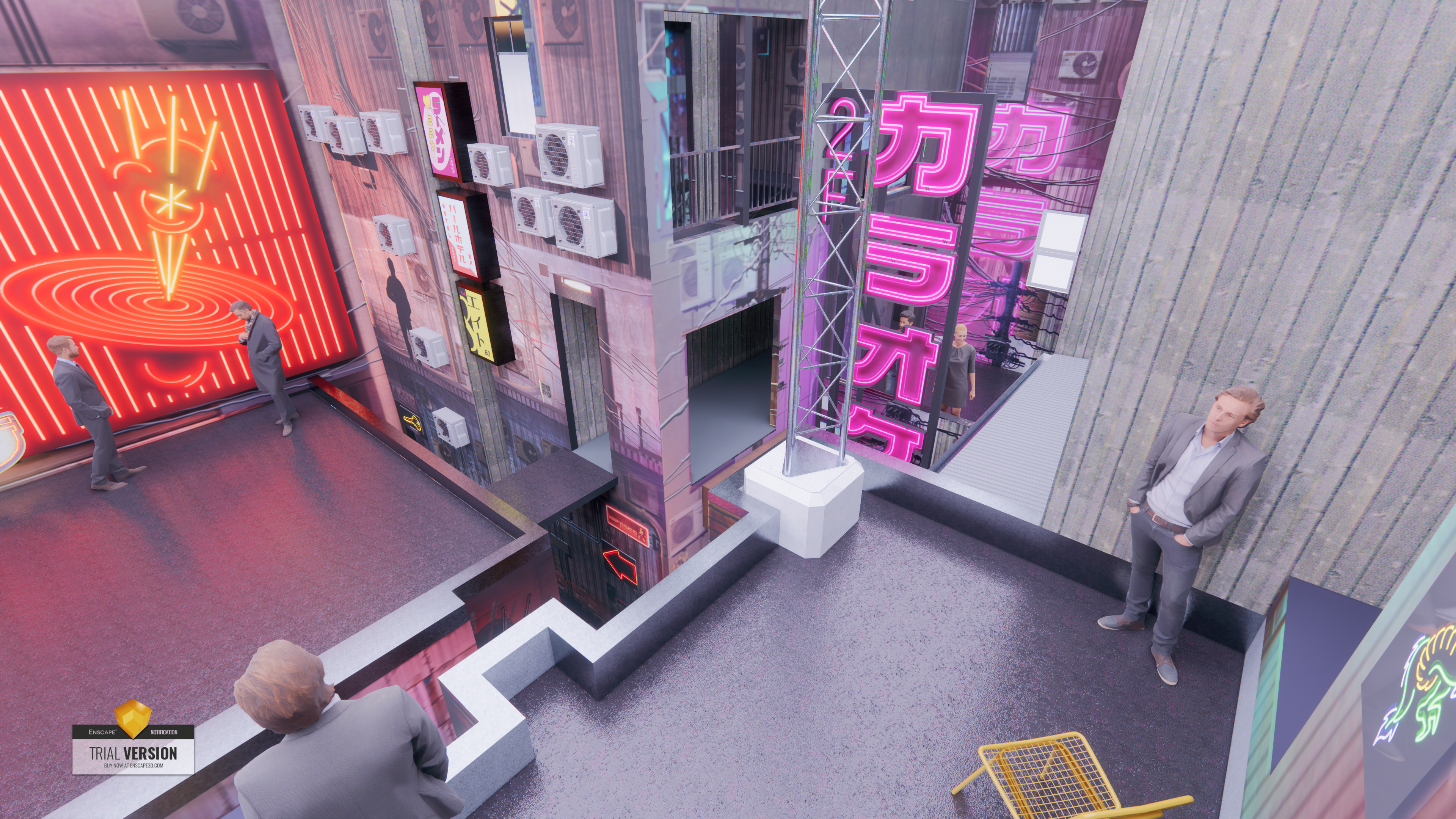 Daytime render from Enscape software