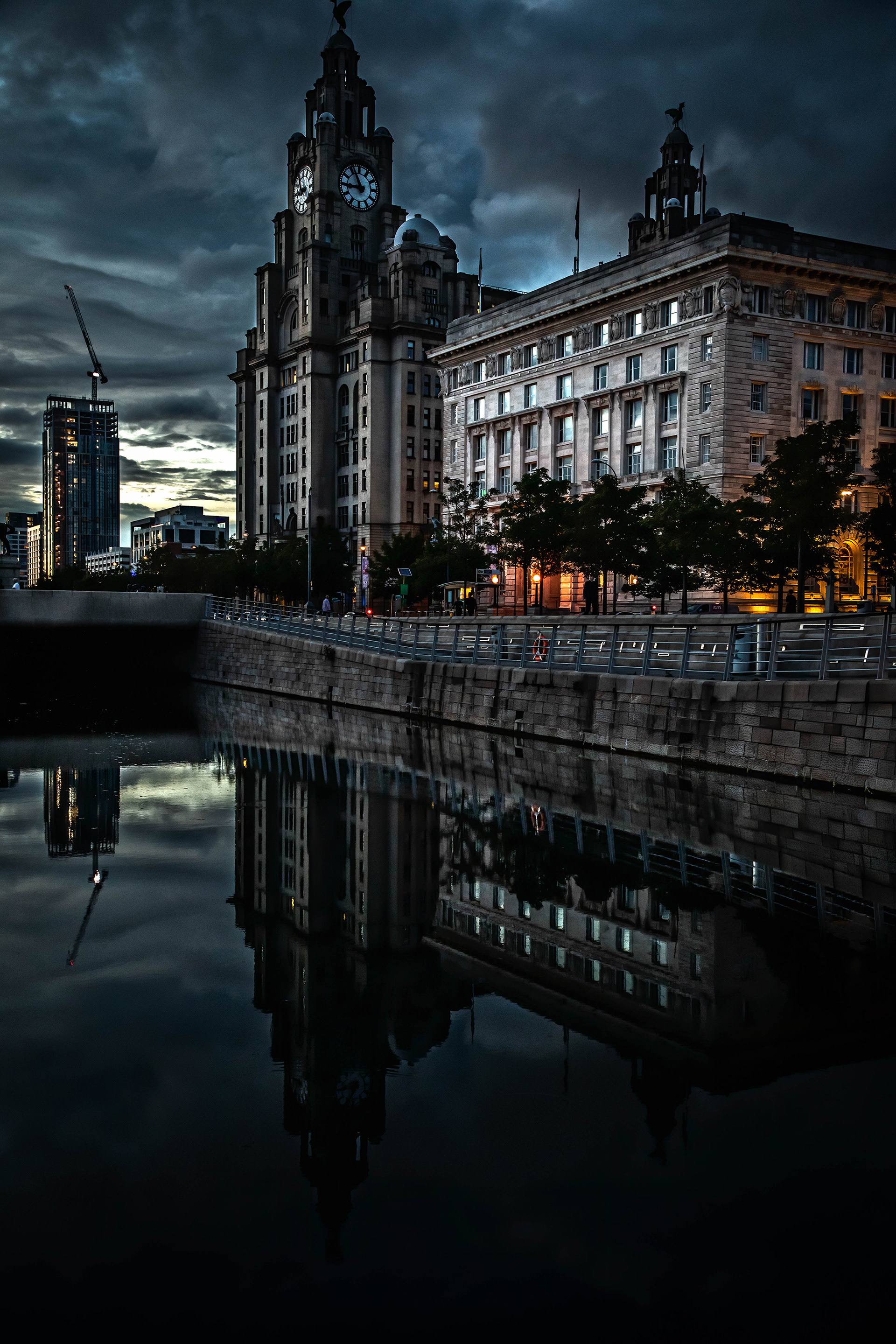Royal Liver Buildings, Liverpool @ Night