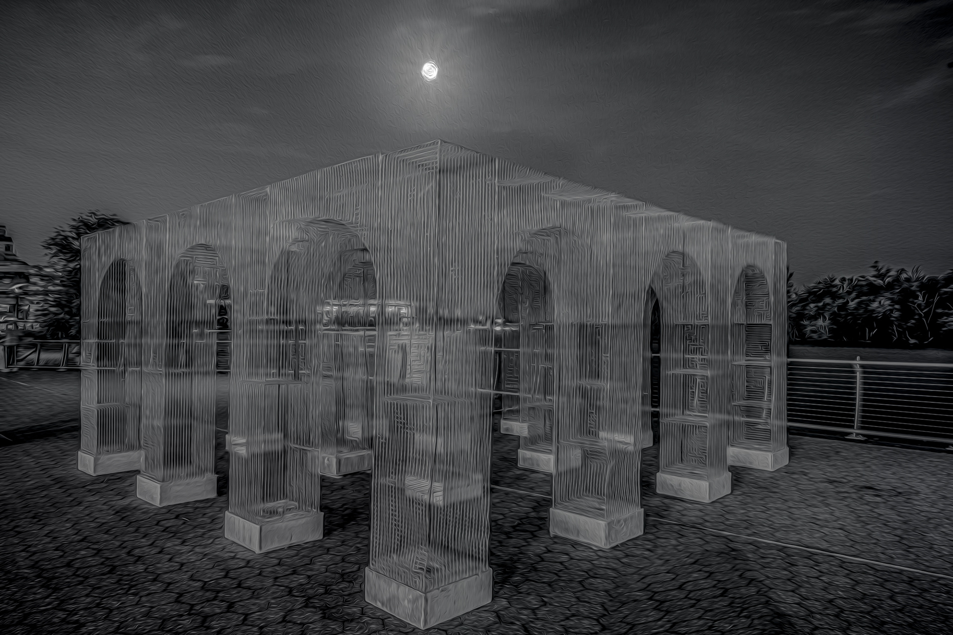 GEORGETOWN GLOW- LIGHT PAVILLION - EDWIN BARUCH