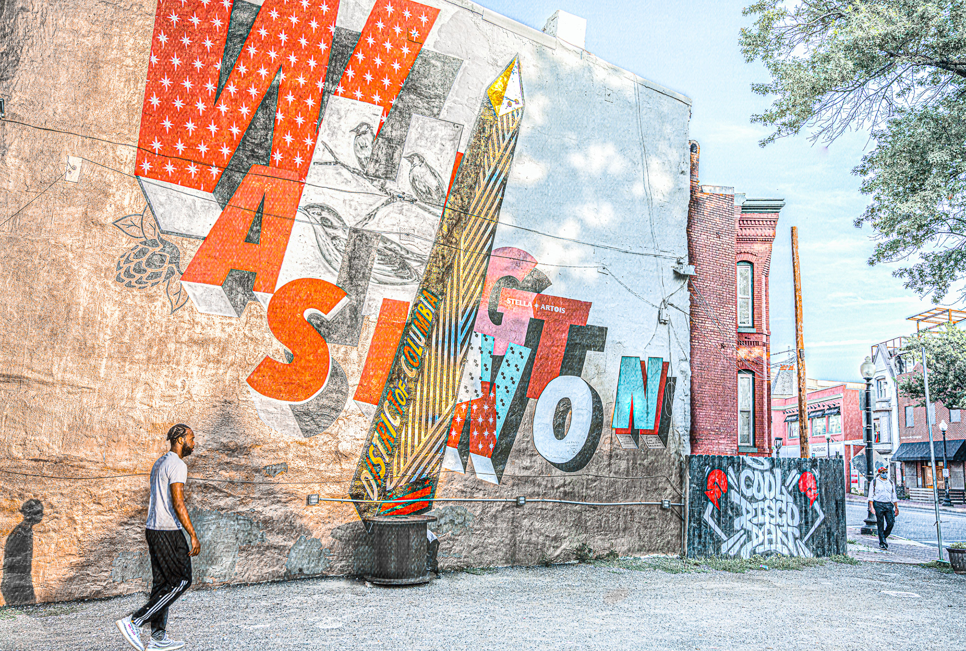 MURAL PAINTED BY @NOKINGSDC - T STREET BY HOWARD THEATRE IN SHAW