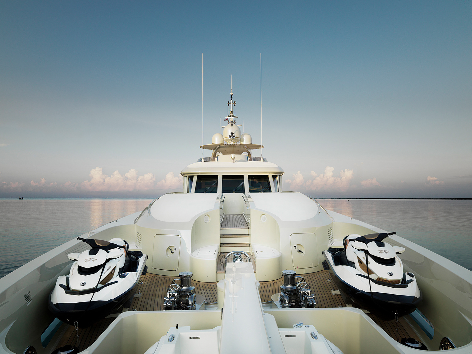 Luxury Superyacht Aquamarina shoot in Keppel Bay Singapore