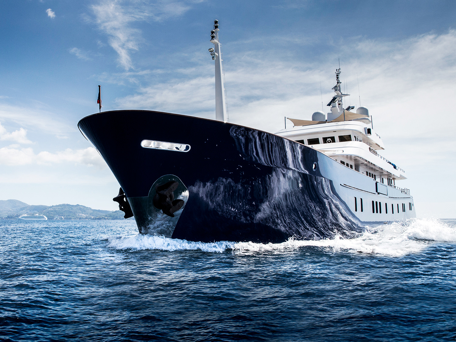 Photography for luxury superyacht Northern Sun shoot in Phuket, Thailand.