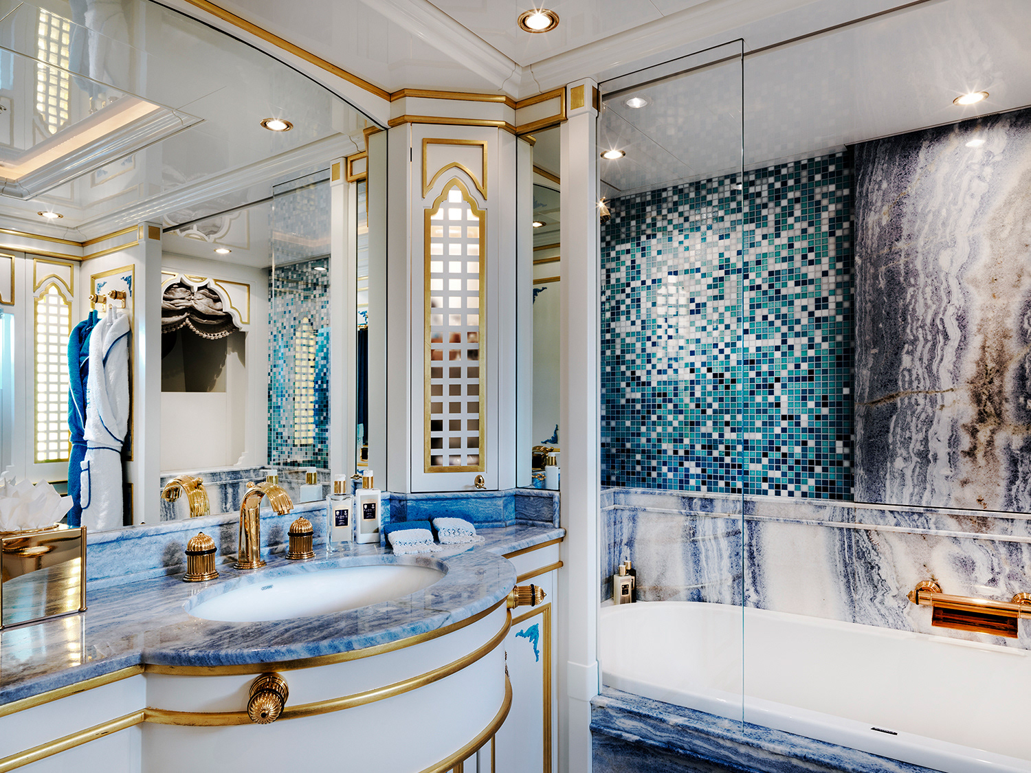 Luxury Superyacht Aquamarina shoot in Keppel Bay Singapore