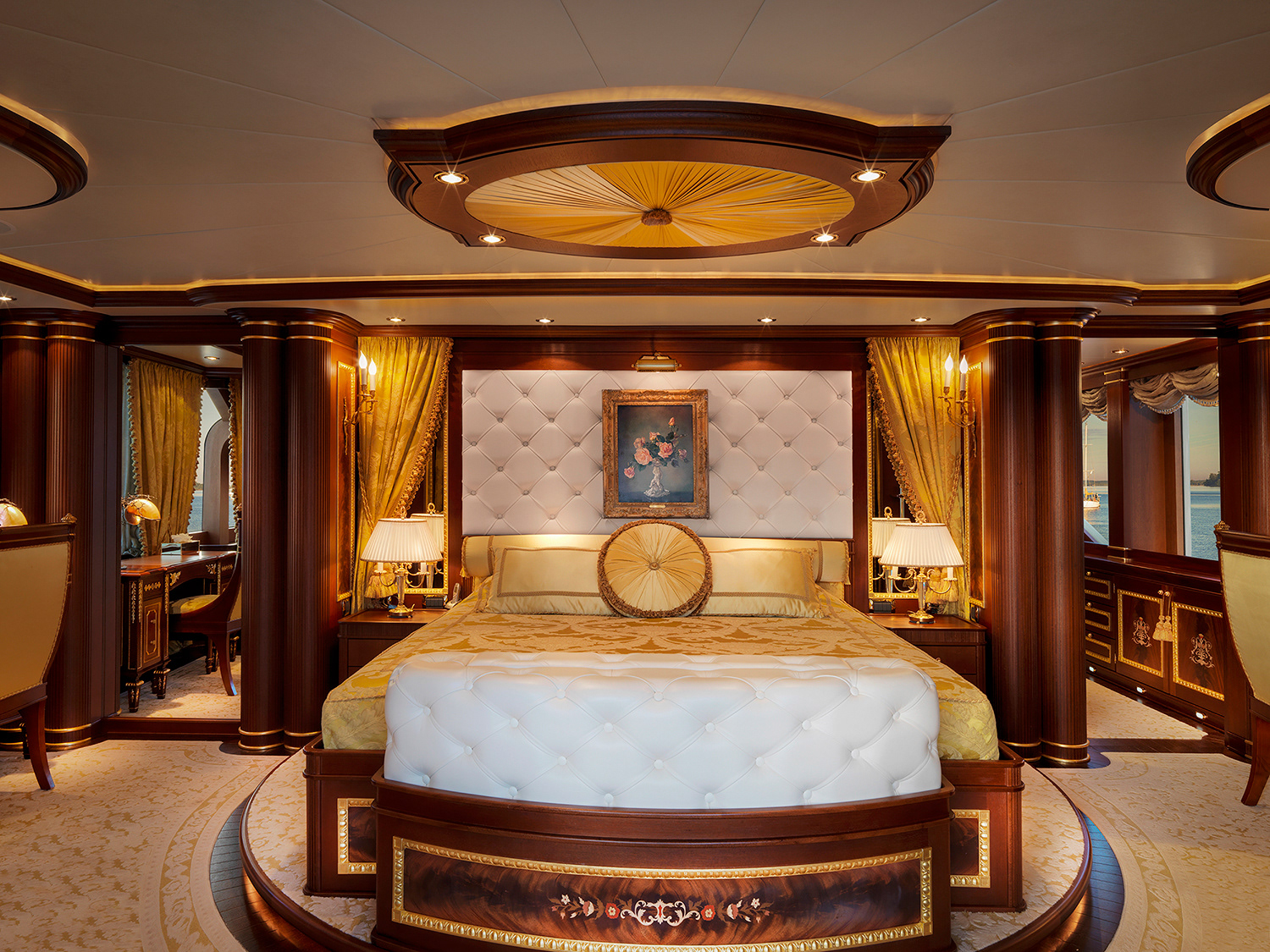 Luxury Superyacht Aquamarina shoot in Keppel Bay Singapore