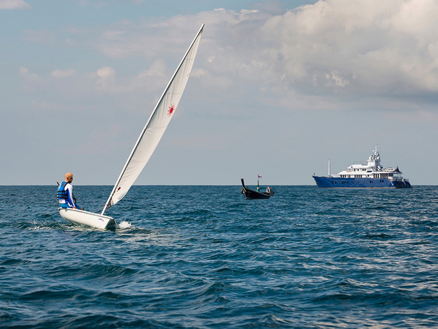 Photography for luxury superyacht Northern Sun shoot in Phuket, Thailand.