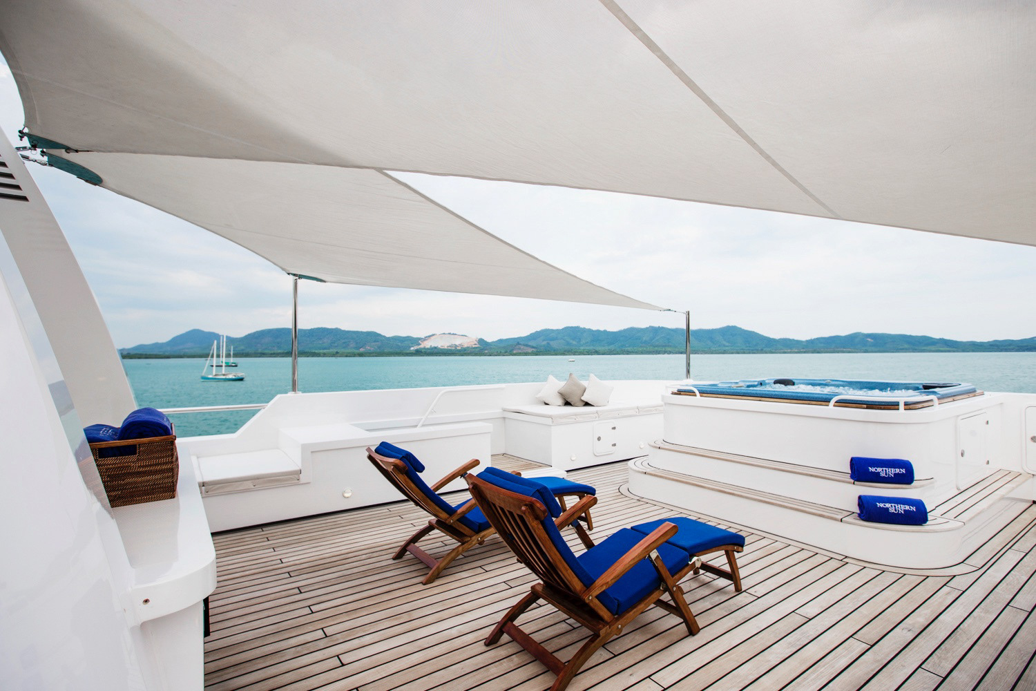 Photography for luxury superyacht Northern Sun shoot in Phuket, Thailand.